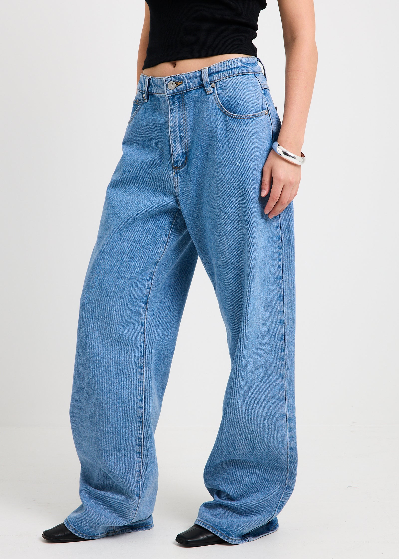 95 Mid Baggy Denim Jeans - Image 3