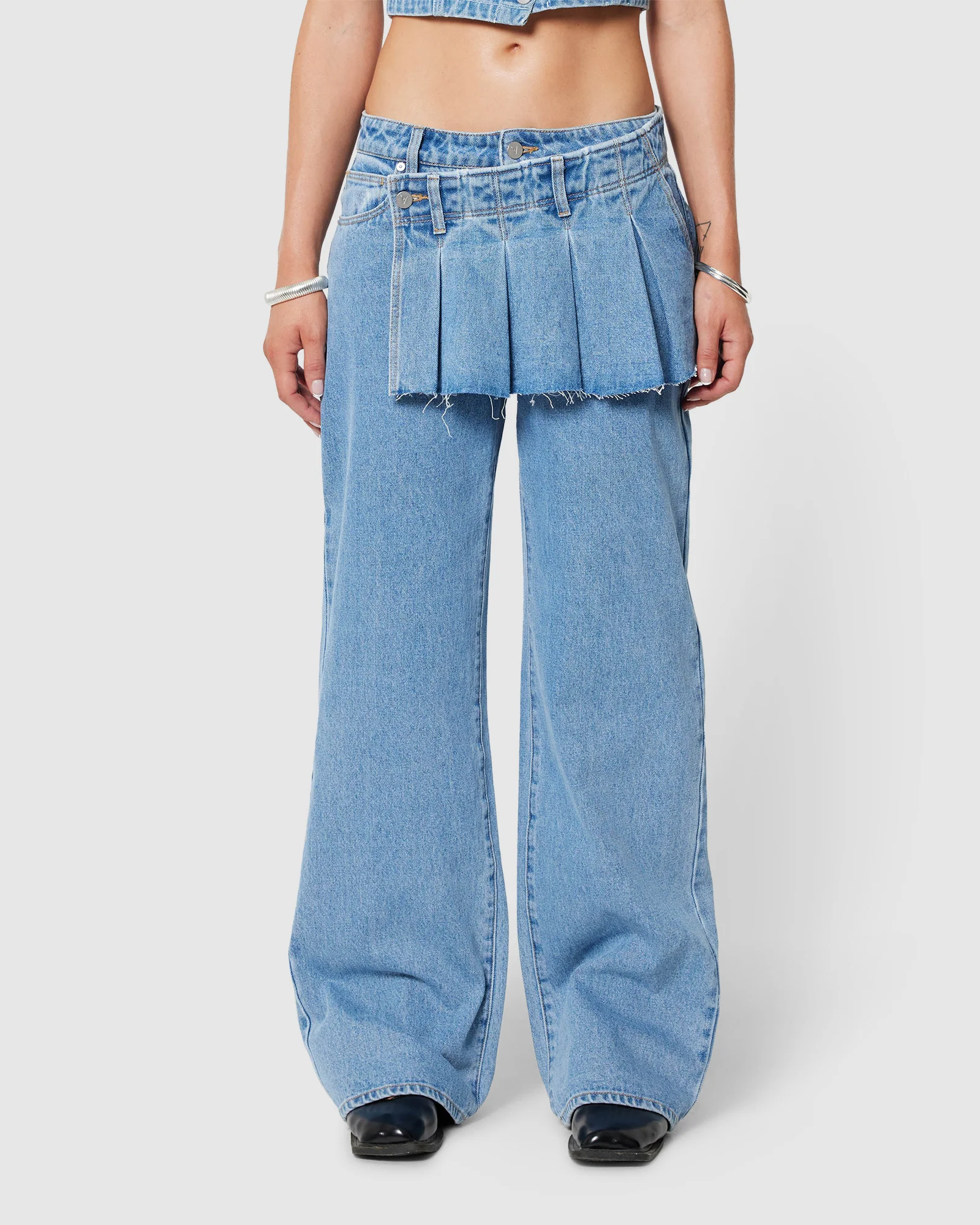 95 Mid Baggy Denim Jeans Skean - Image 3