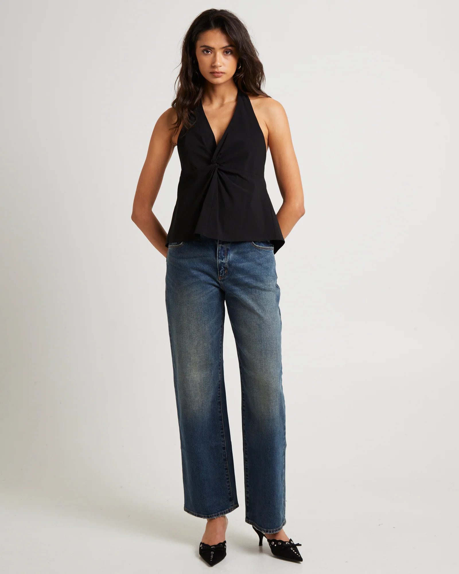 95 Mid Baggy Denim Jeans Zendaya - Image 3