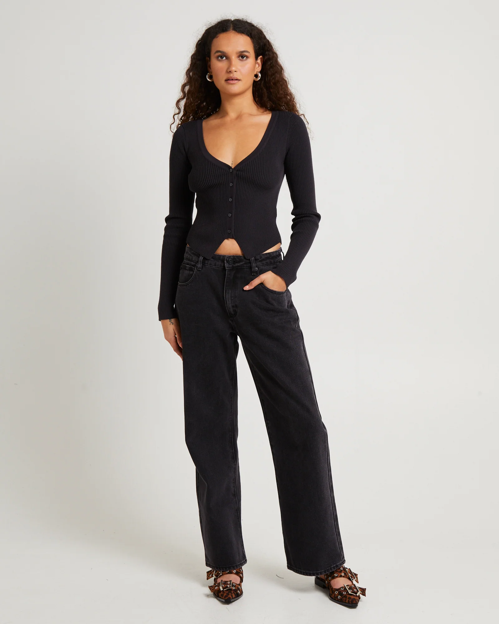 95 Mid Baggy Petite Denim Jeans Heidi - Image 3
