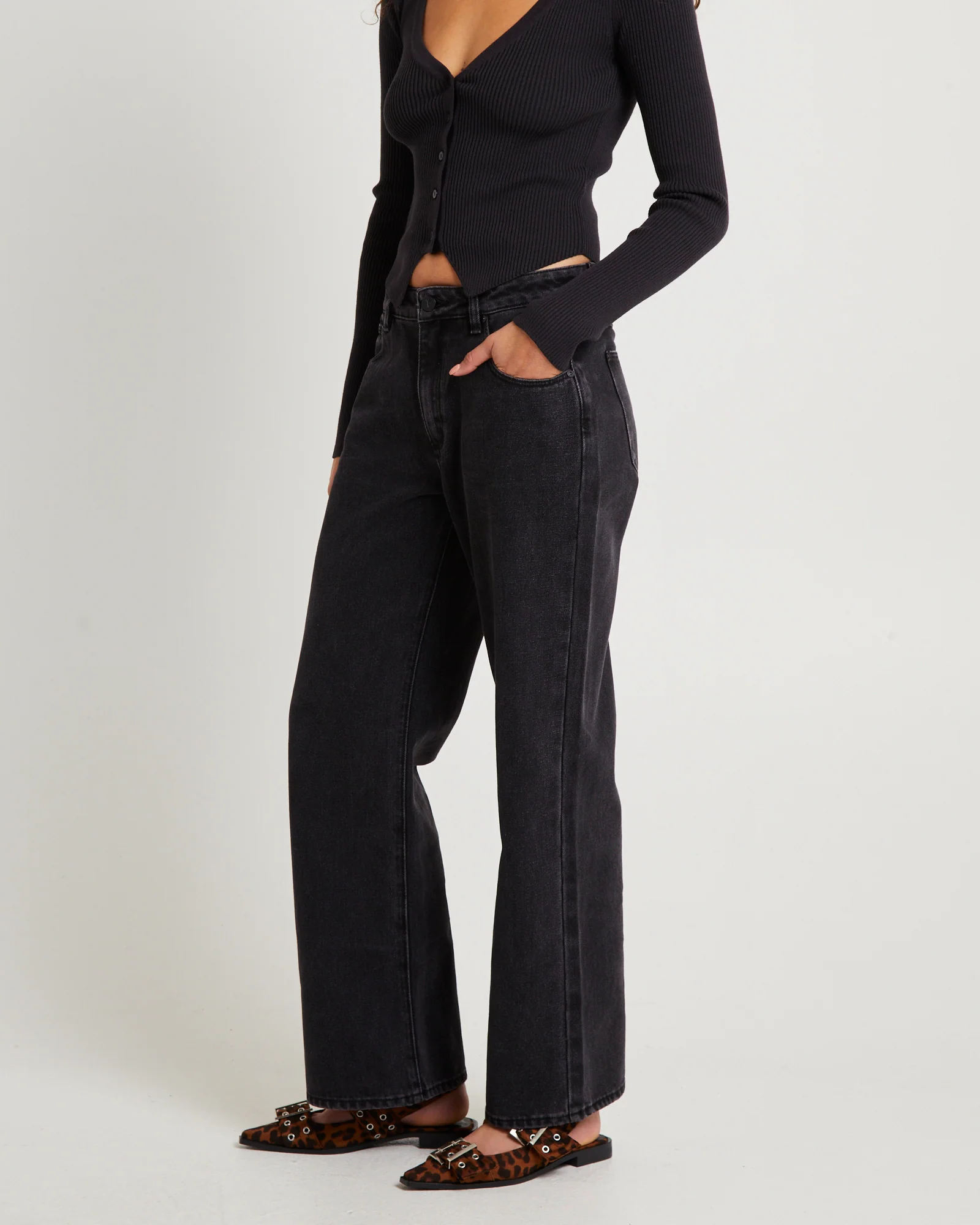 95 Mid Baggy Petite Denim Jeans Heidi - Image 4
