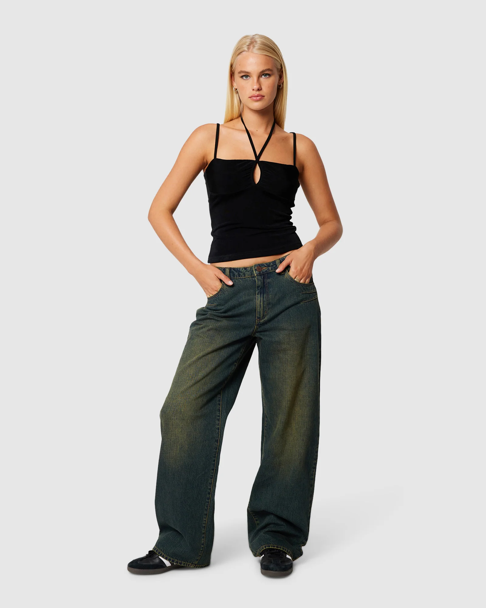 95 Mid Baggy Zip Denim Jeans Xena - Image 5