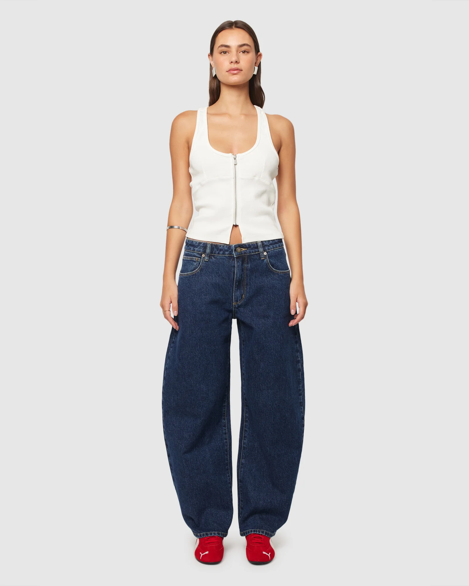 95 Mid Barrel Denim Jeans Tara - Image 2