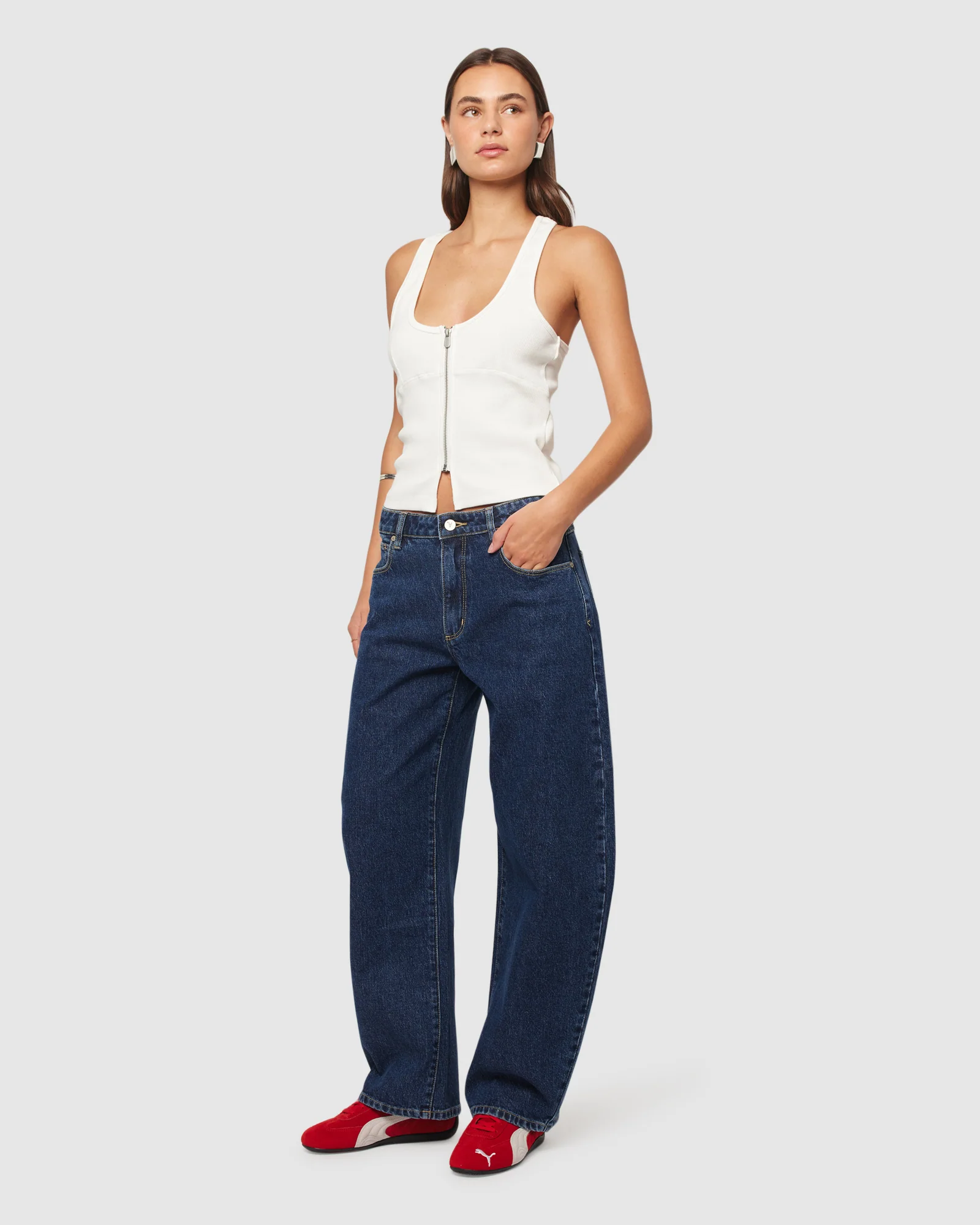 95 Mid Barrel Denim Jeans Tara - Image 4