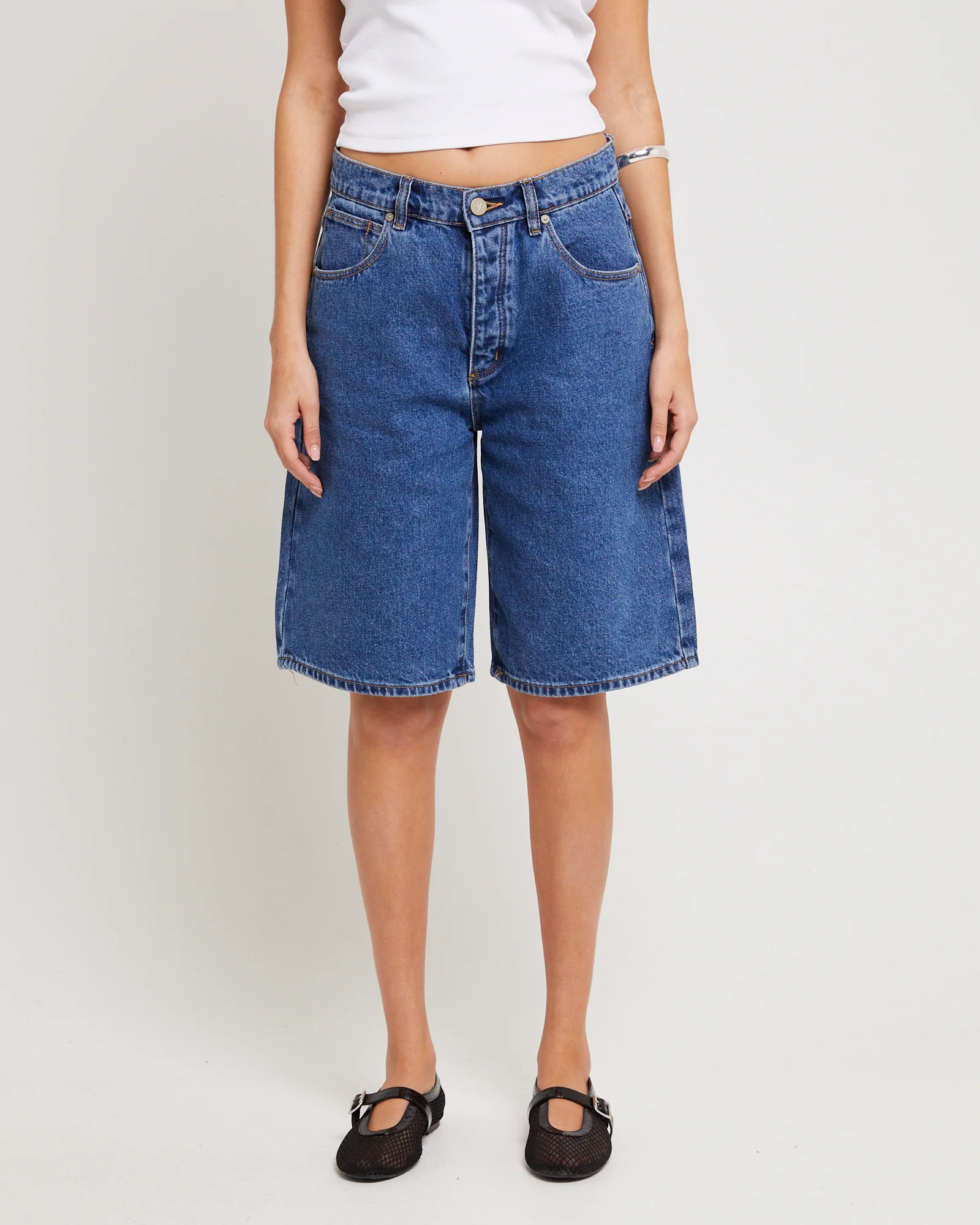 95 Mid Denim Jorts Bella - Image 2