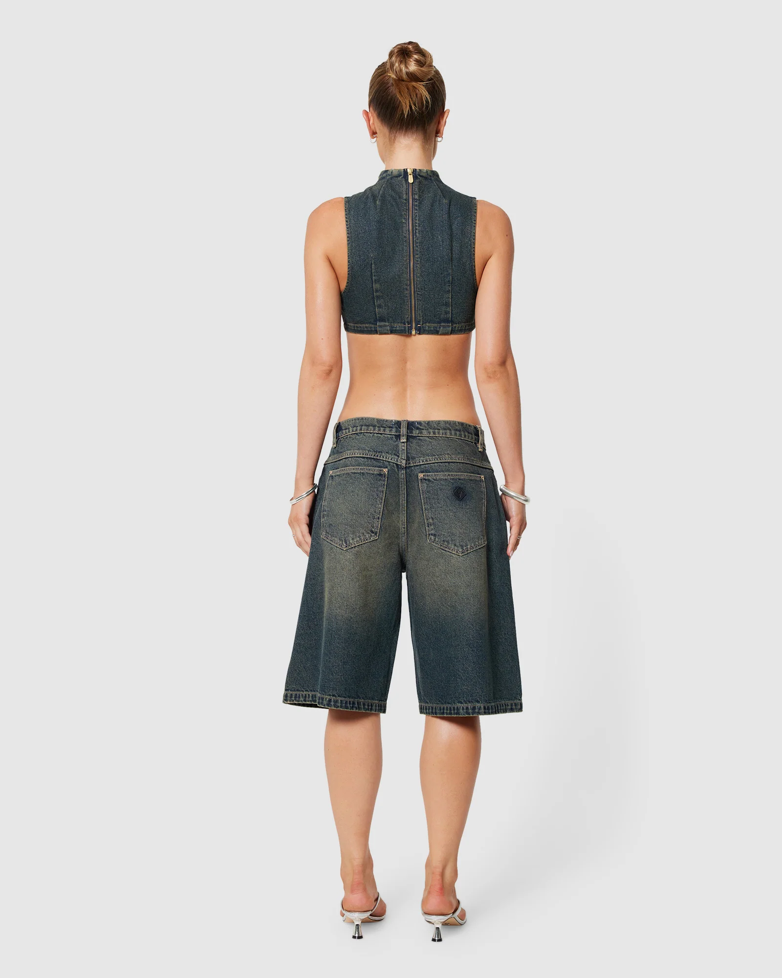 95 Super Baggy Denim Jorts Quinn - Image 5
