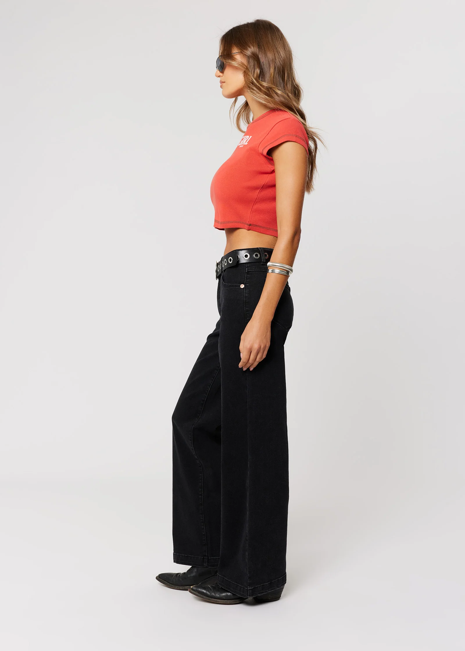 95 Mid & Wide Denim Jeans Brie - Image 3