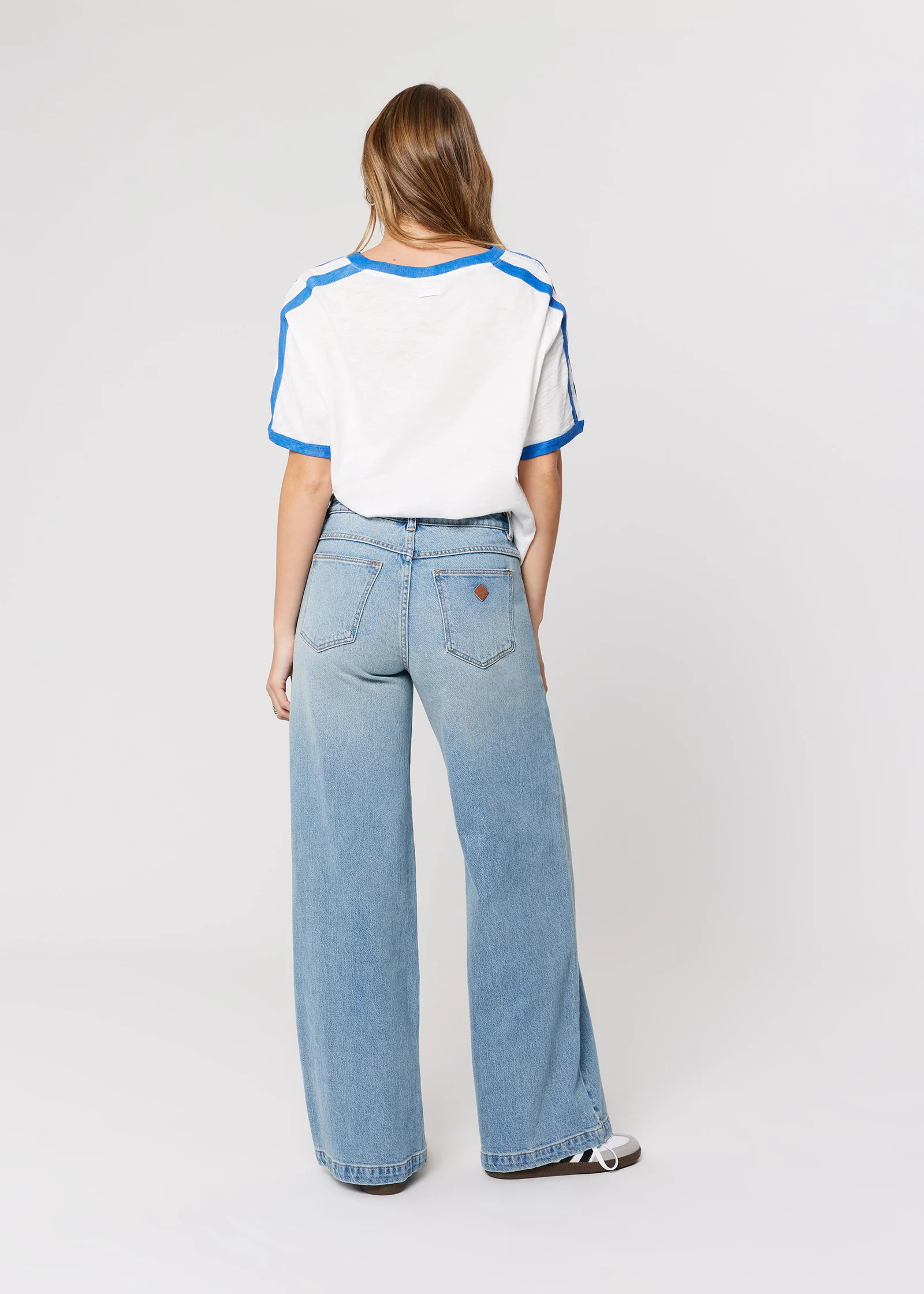 95 Mid & Wide Denim Jeans Stevie - Image 4