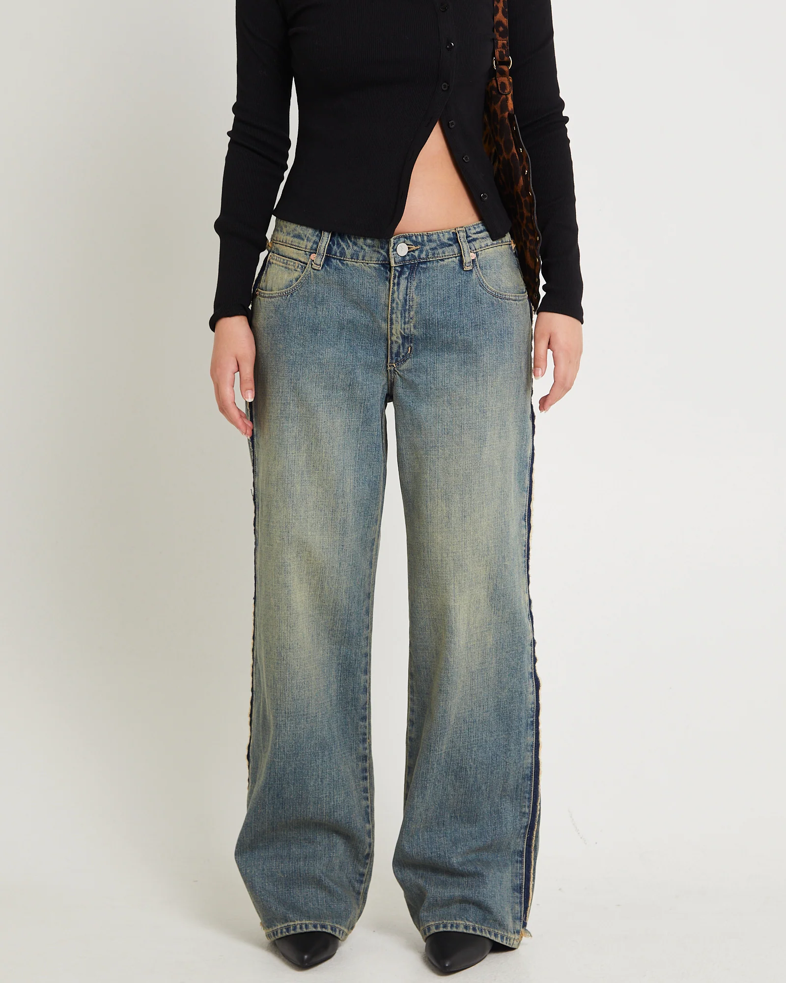 99 Low Baggy Denim Jeans Raw Roxie - Image 3
