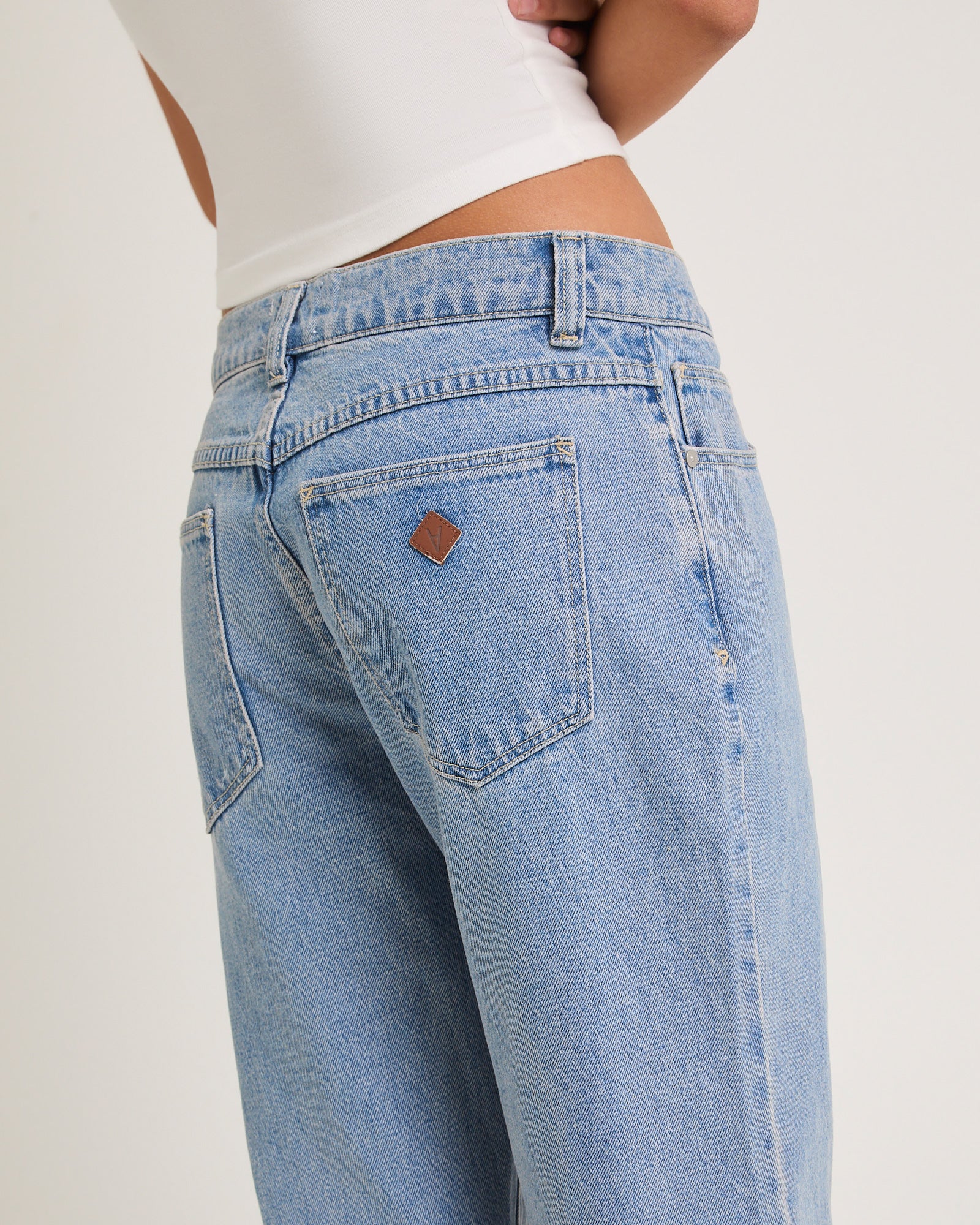 99 Low Baggy Flare Denim Jeans Paris - Image 6