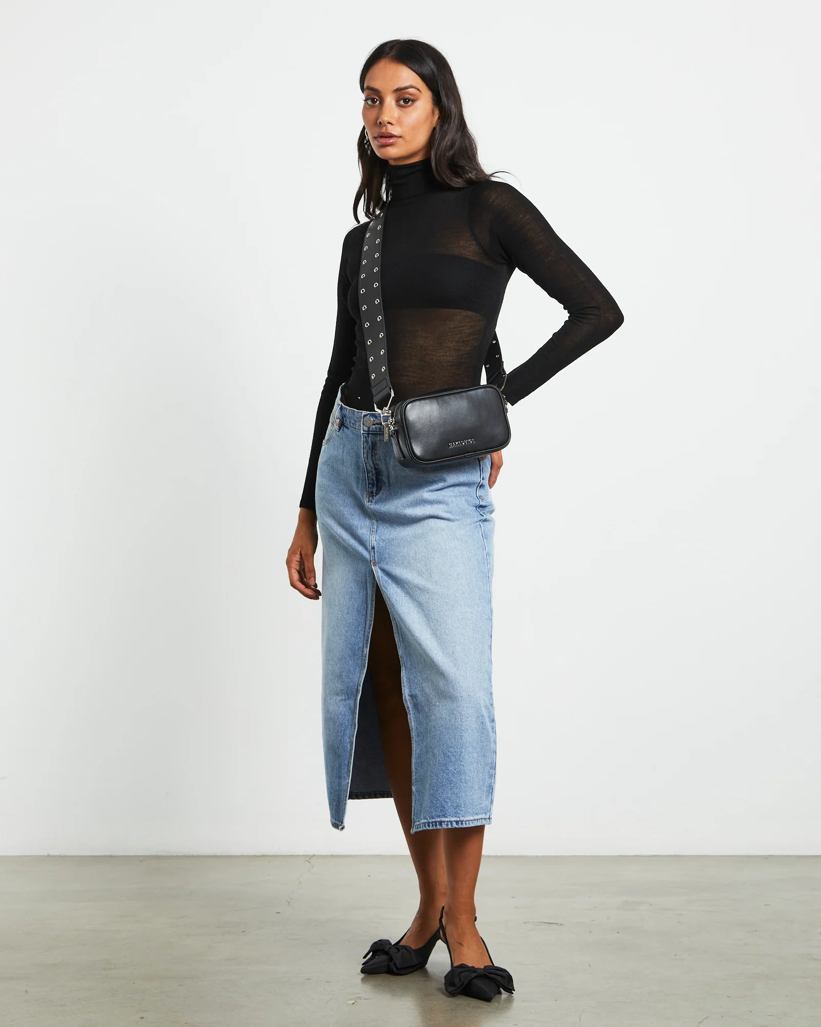 99 Low Denim Maxi Skirt Sylvie - Image 4
