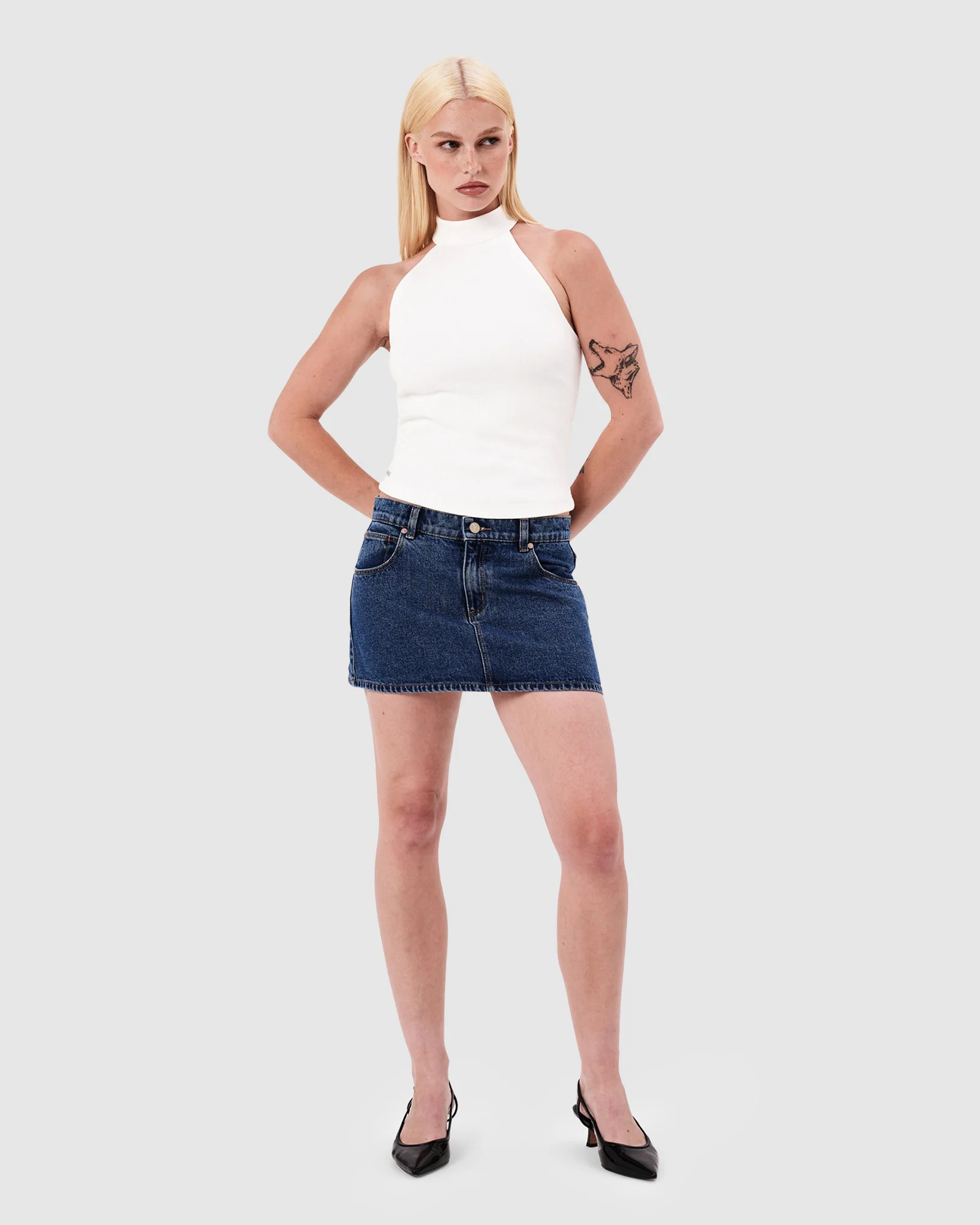 99 Low Denim Skirt Bella - Image 3