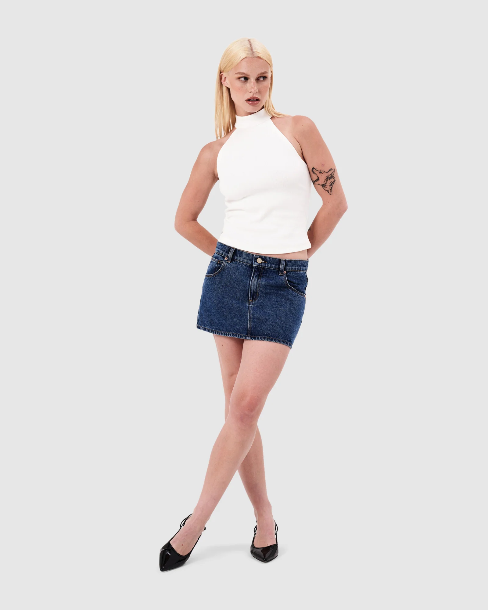 99 Low Denim Skirt Bella - Image 4
