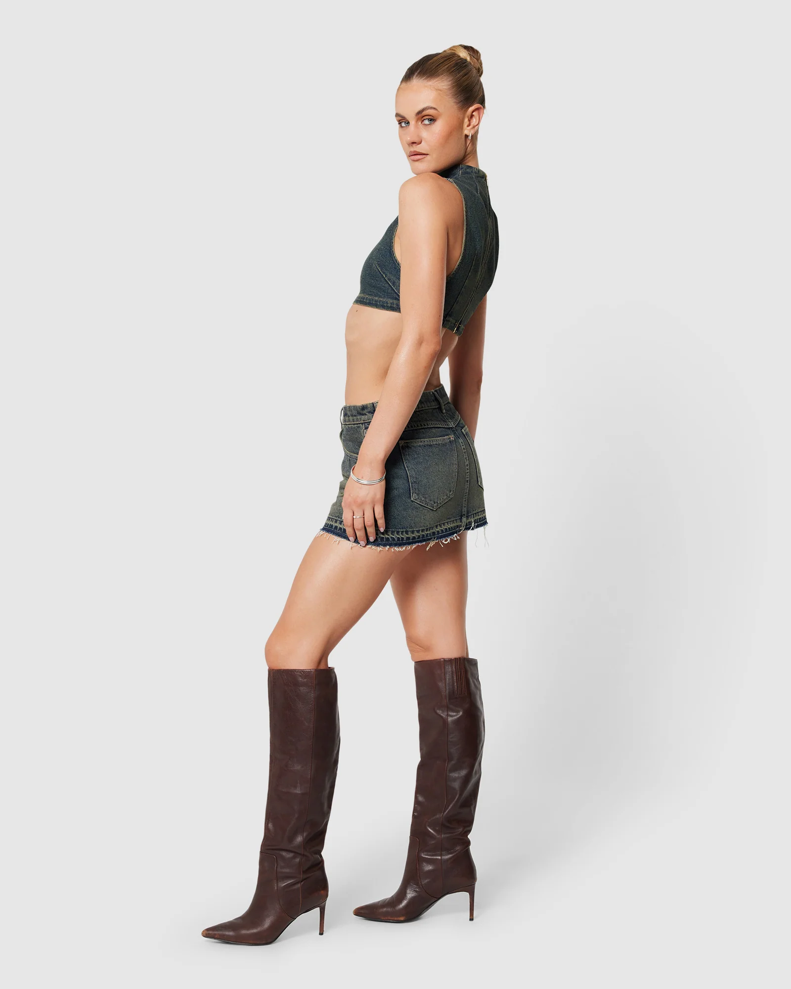 99 Low Denim Skirt Quinn - Image 5