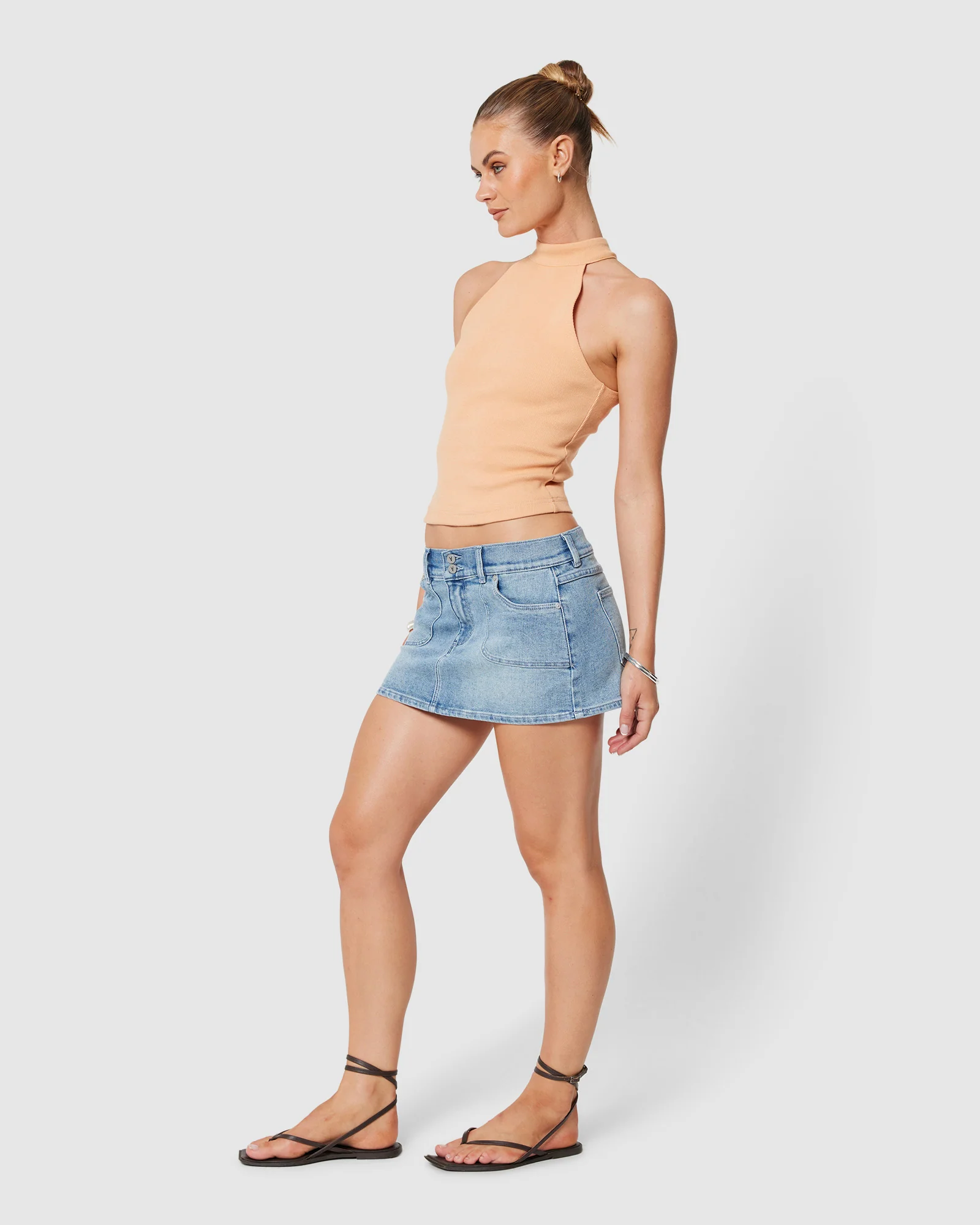 99 Low Denim Skirt Willa - Image 3