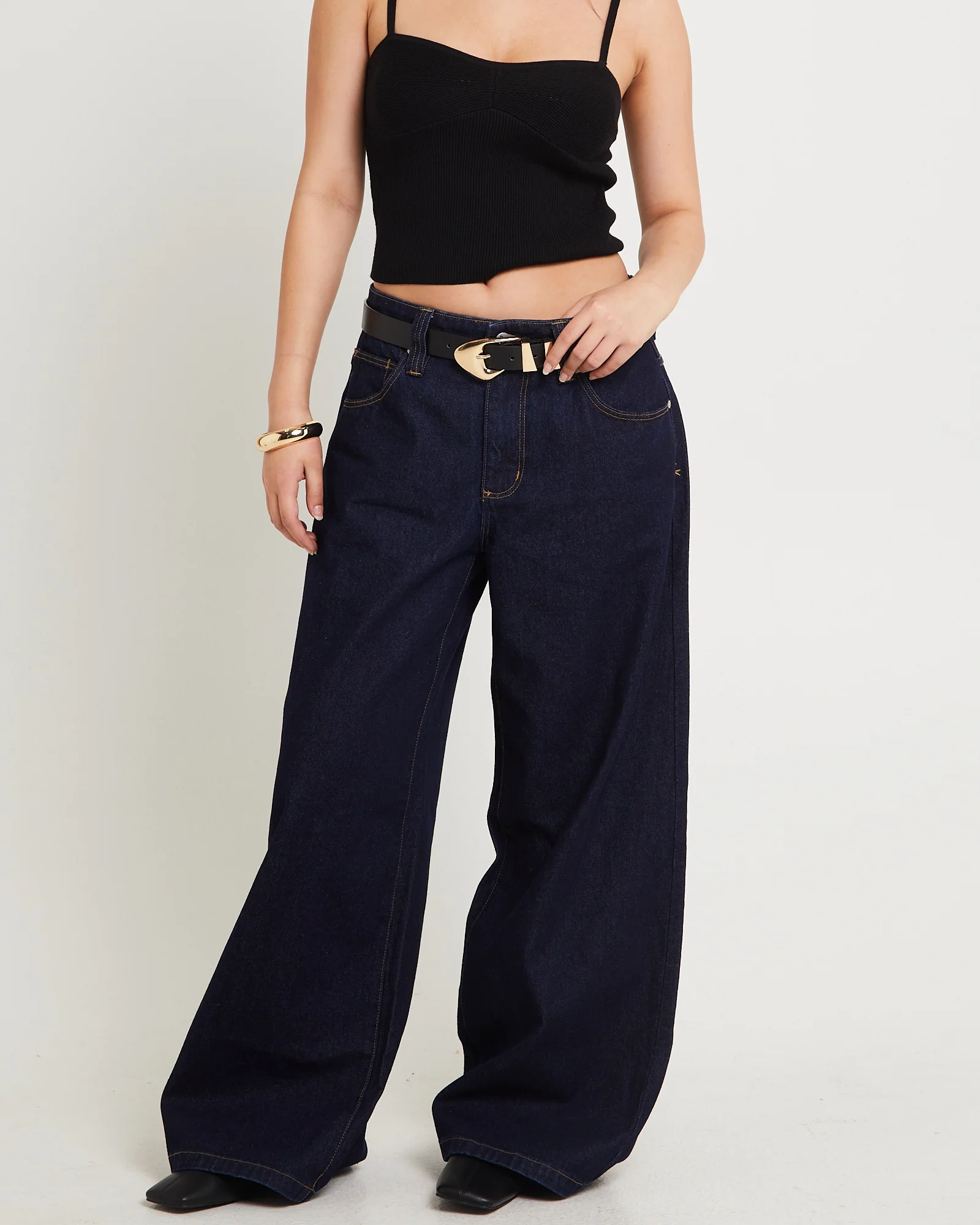 99 Low Mega Baggy Denim Jeans Nicky - Image 2