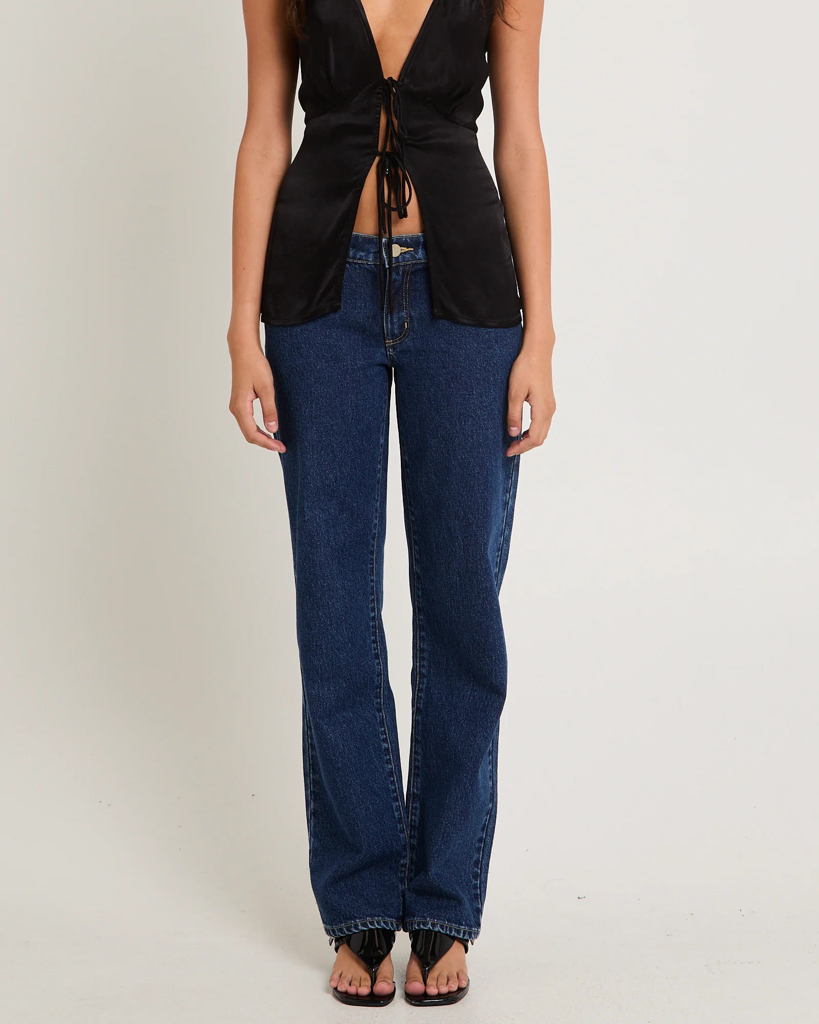 99 Low Straight Denim Jeans Tara - Image 3