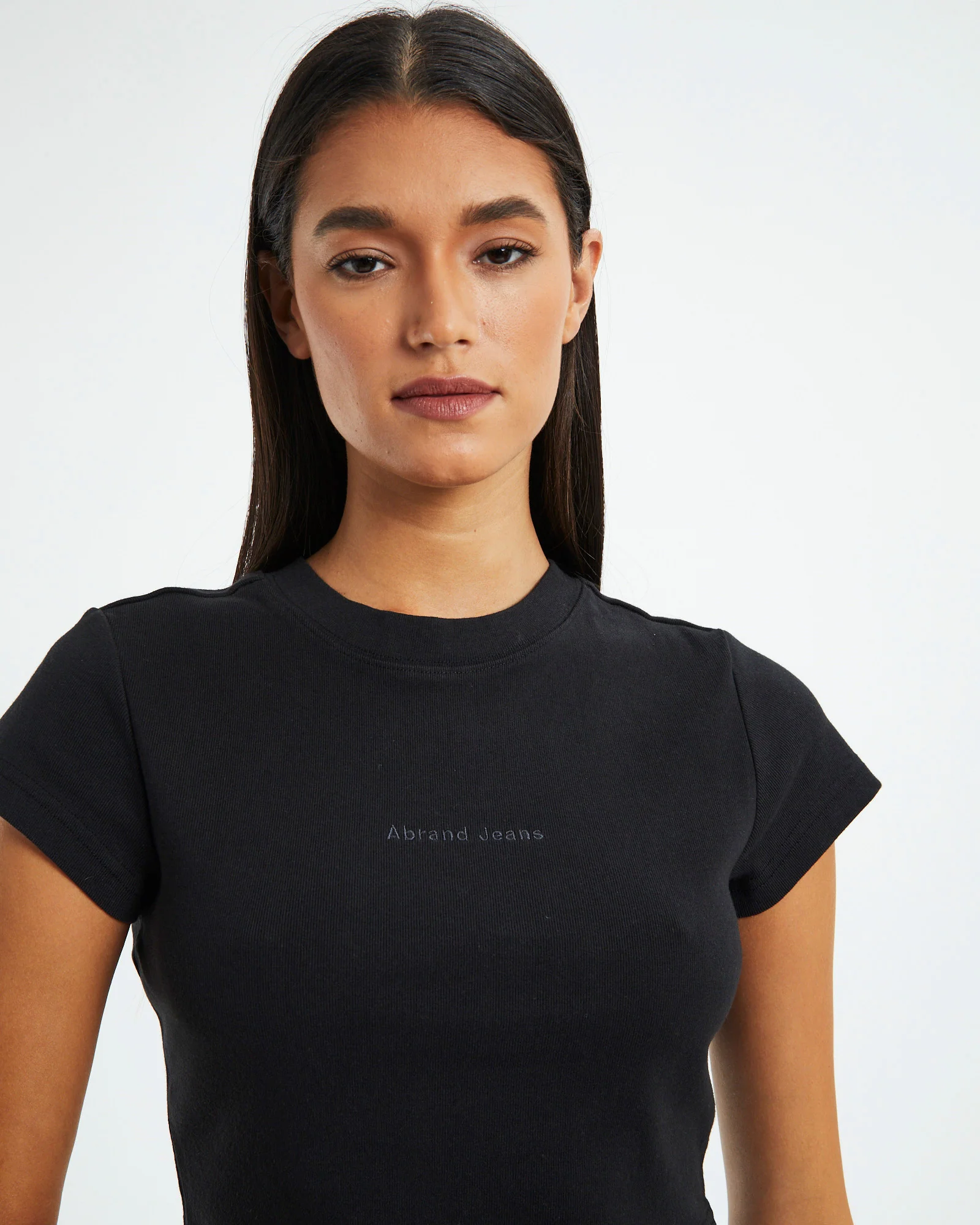 A 90s Crop Tee Black - Image 6