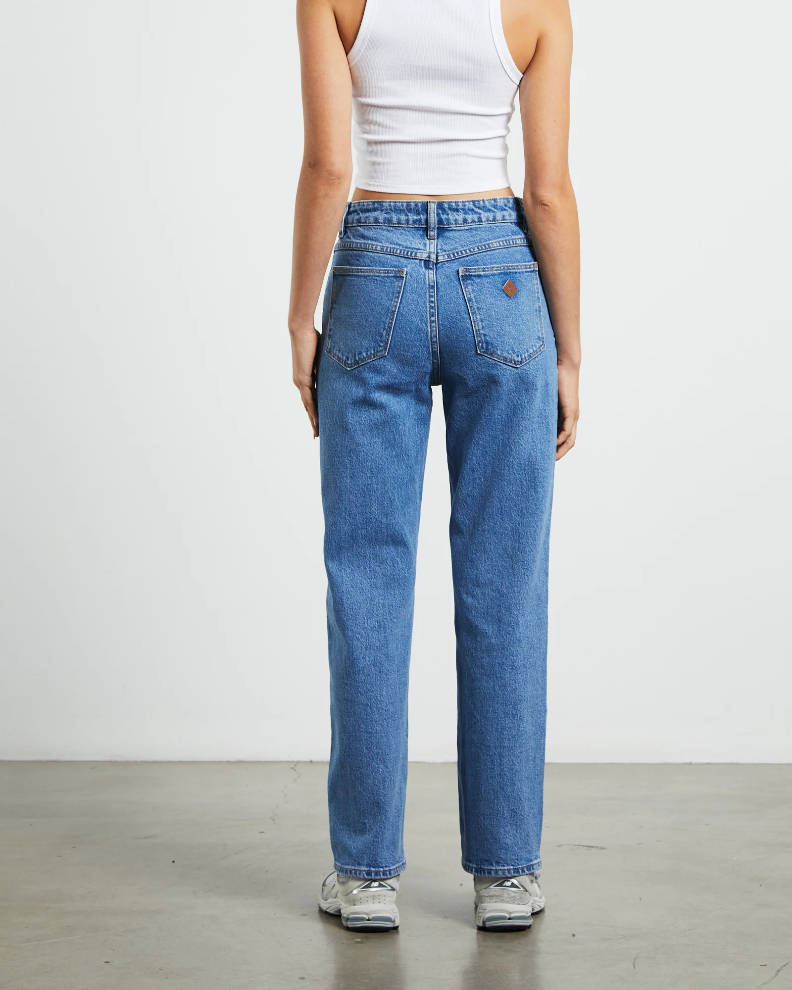 A 94 High Straight Petite Jeans Debbie Blue - Image 3