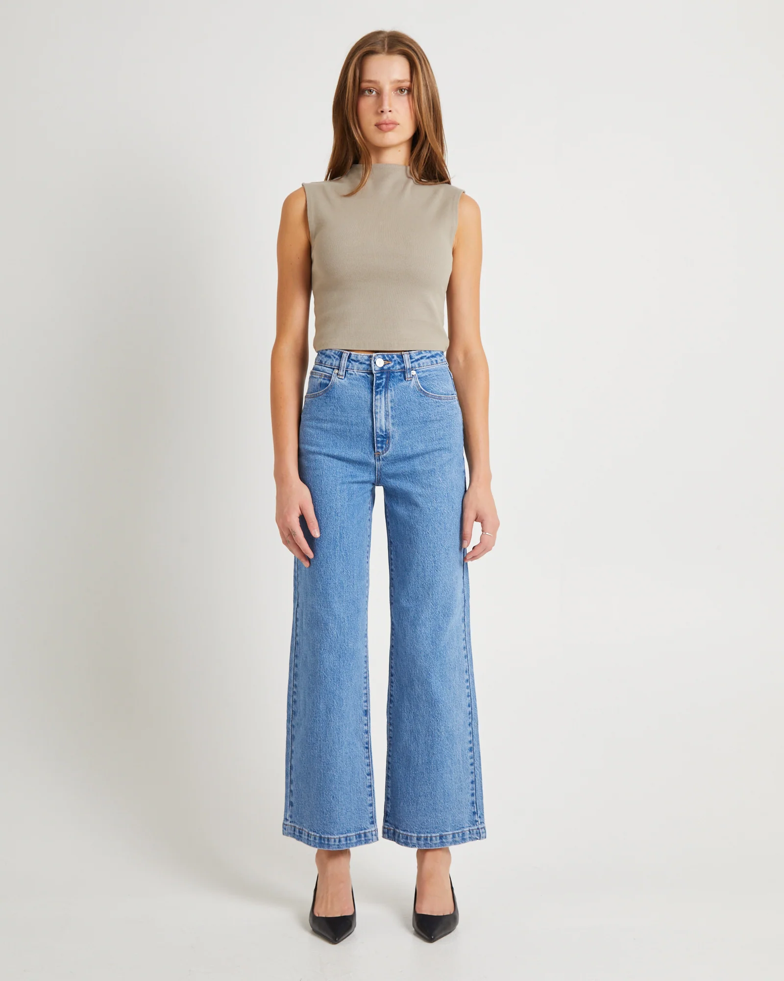 94 High & Wide Petite Denim Jeans Debbie - Image 3