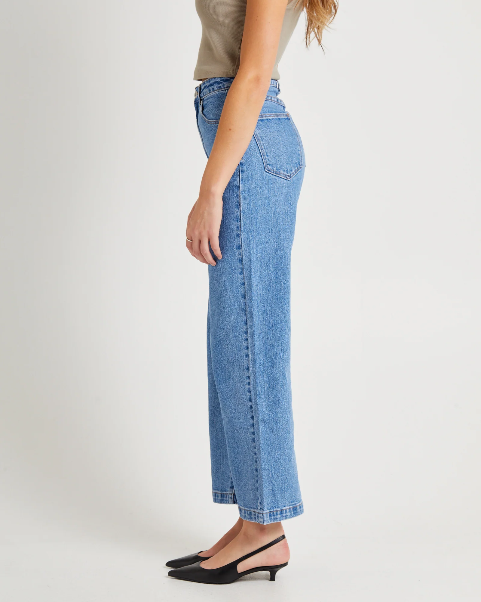 94 High & Wide Petite Denim Jeans Debbie - Image 4