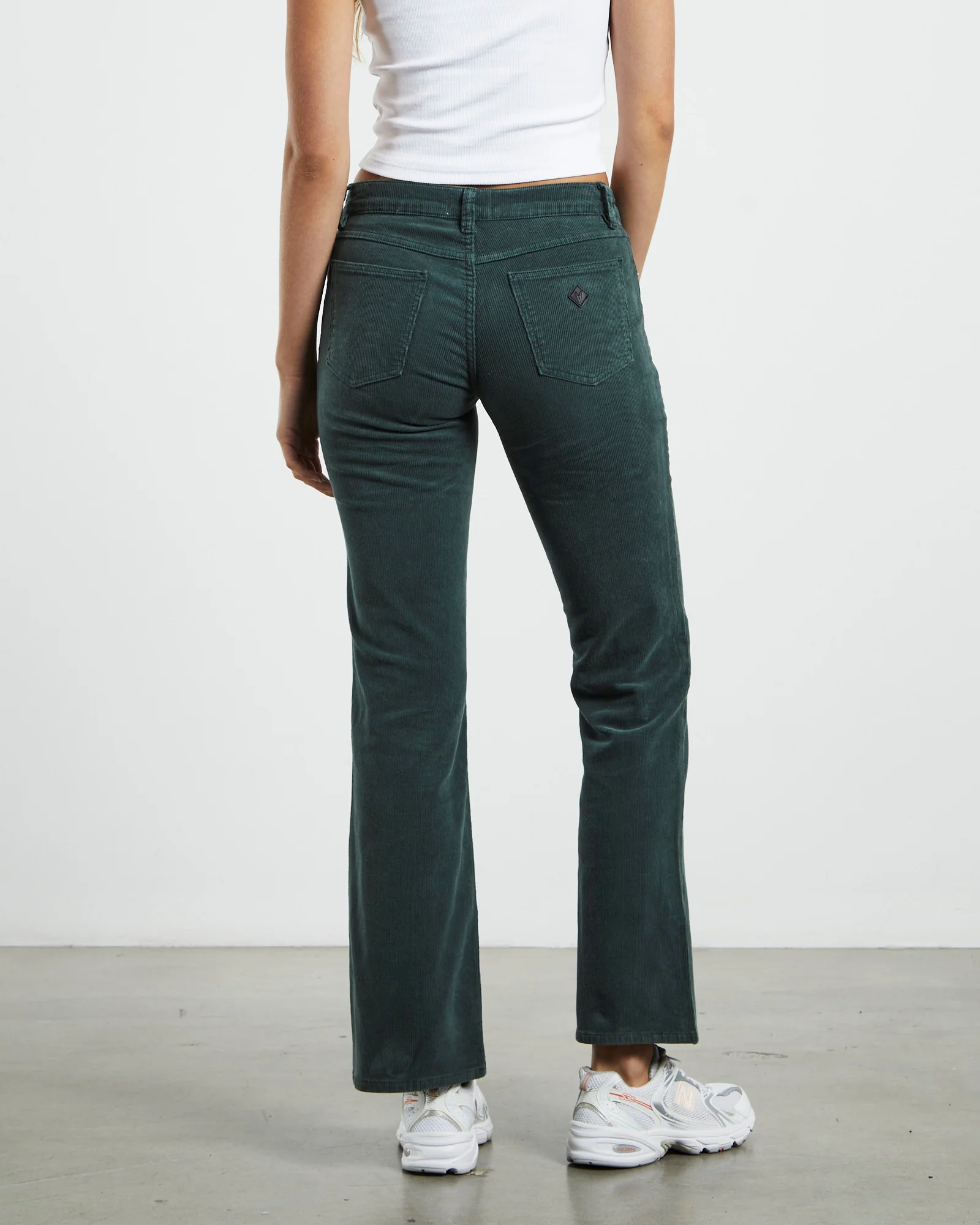 A 99 Low Boot Jeans 90's Green Cord - Image 2