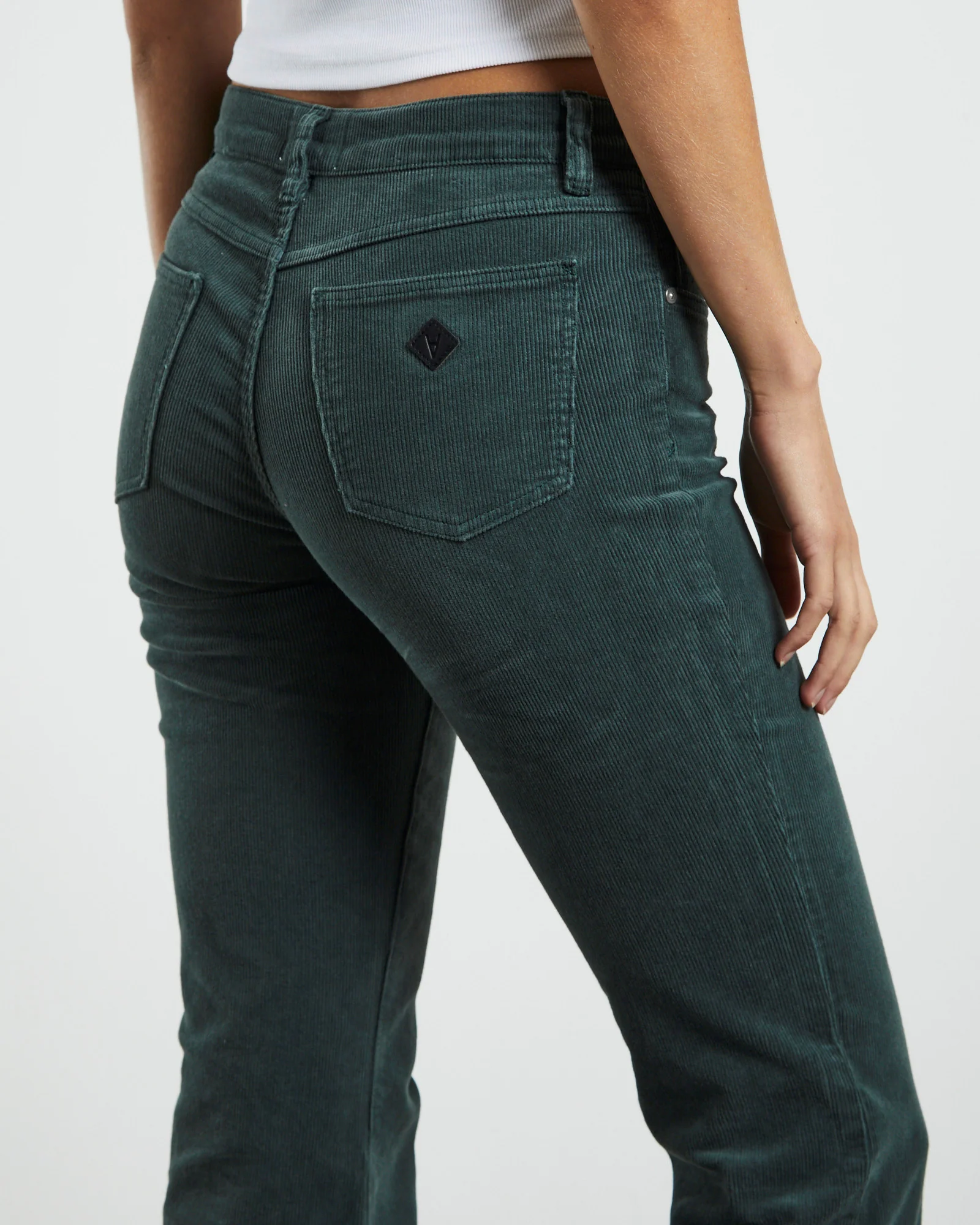 A 99 Low Boot Jeans 90's Green Cord - Image 6