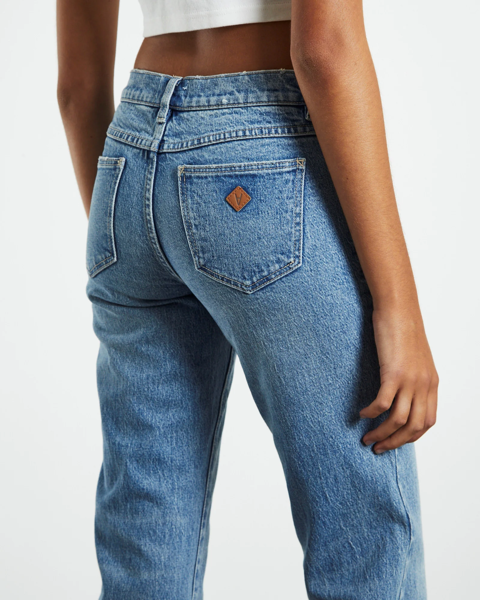 A 99 Low Straight Jeans Lizzie Y2K Blue - Image 6