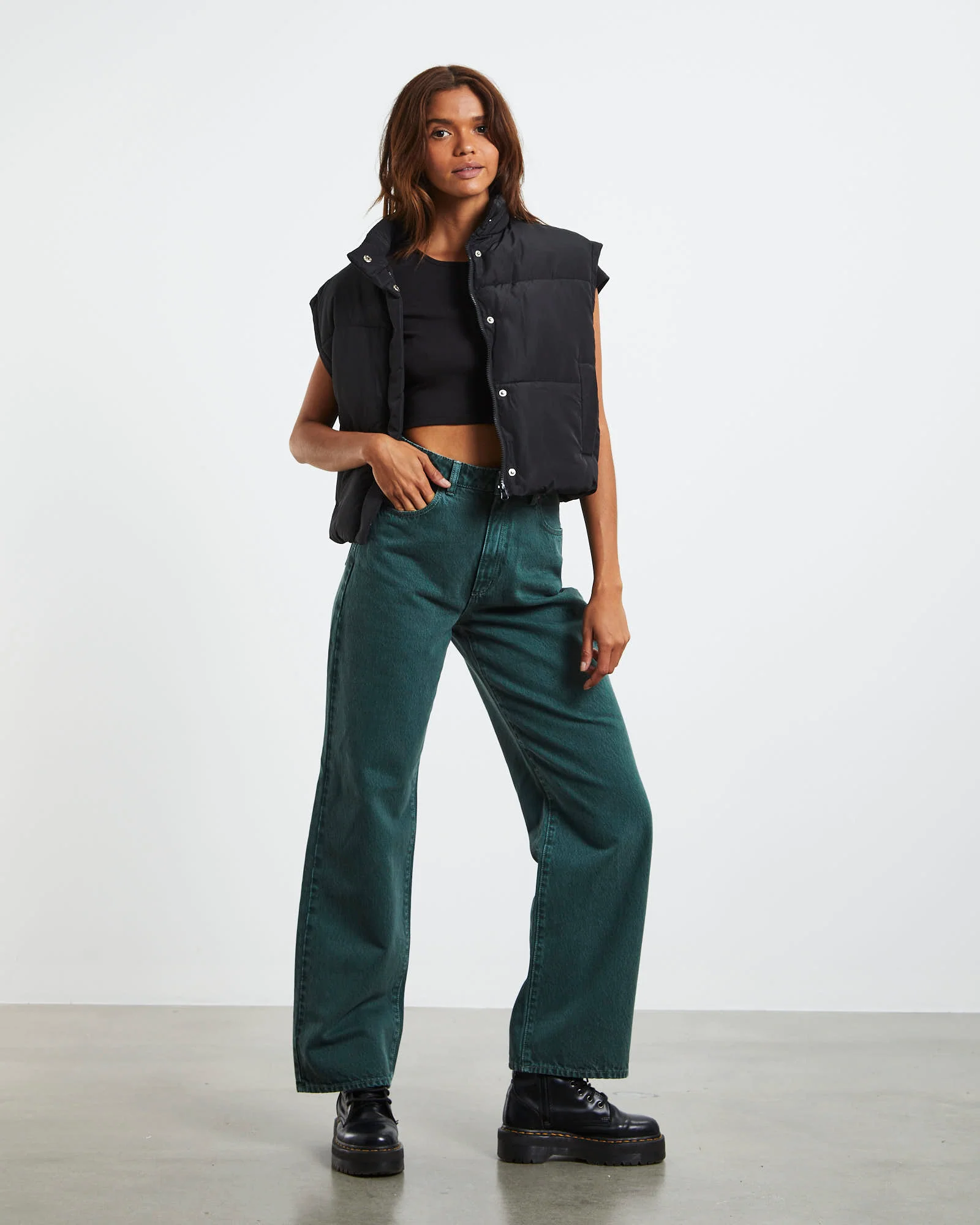 A Carrie Jeans 90's Green - Image 4