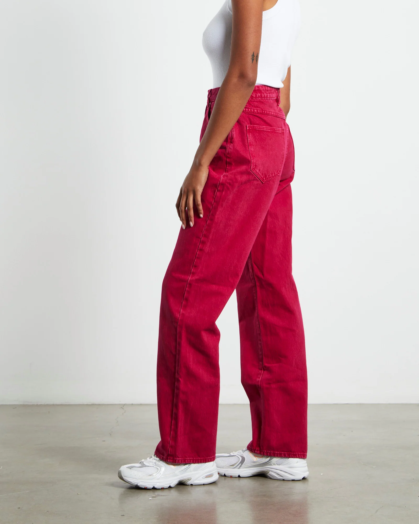 A Carrie Jeans Magenta Pink - Image 4