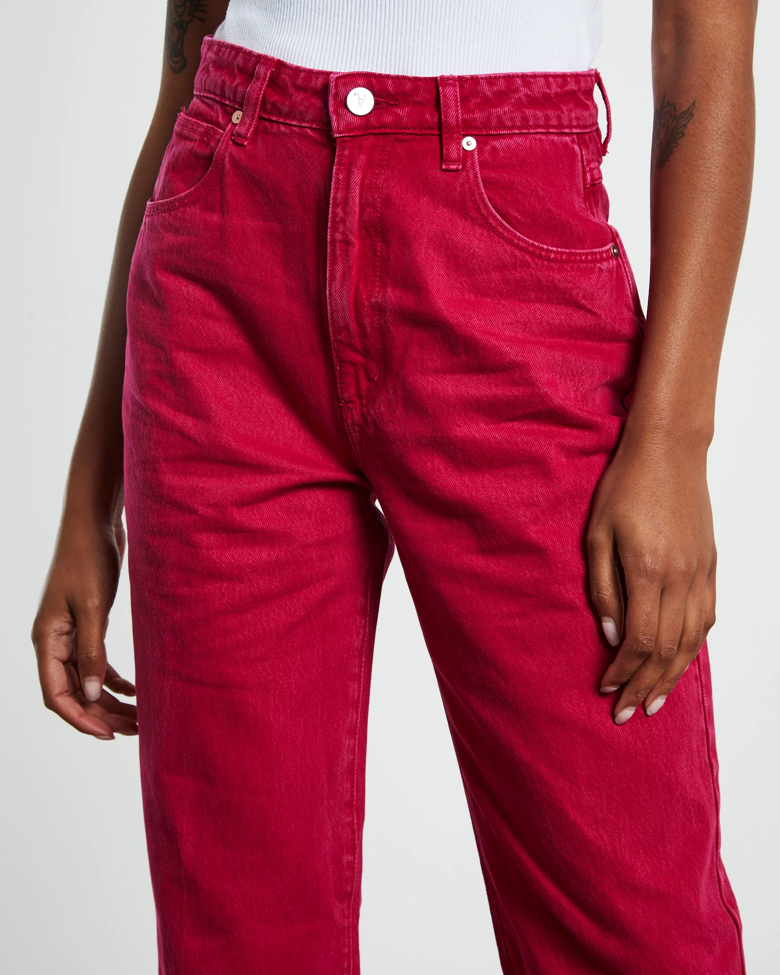 A Carrie Jeans Magenta Pink - Image 5