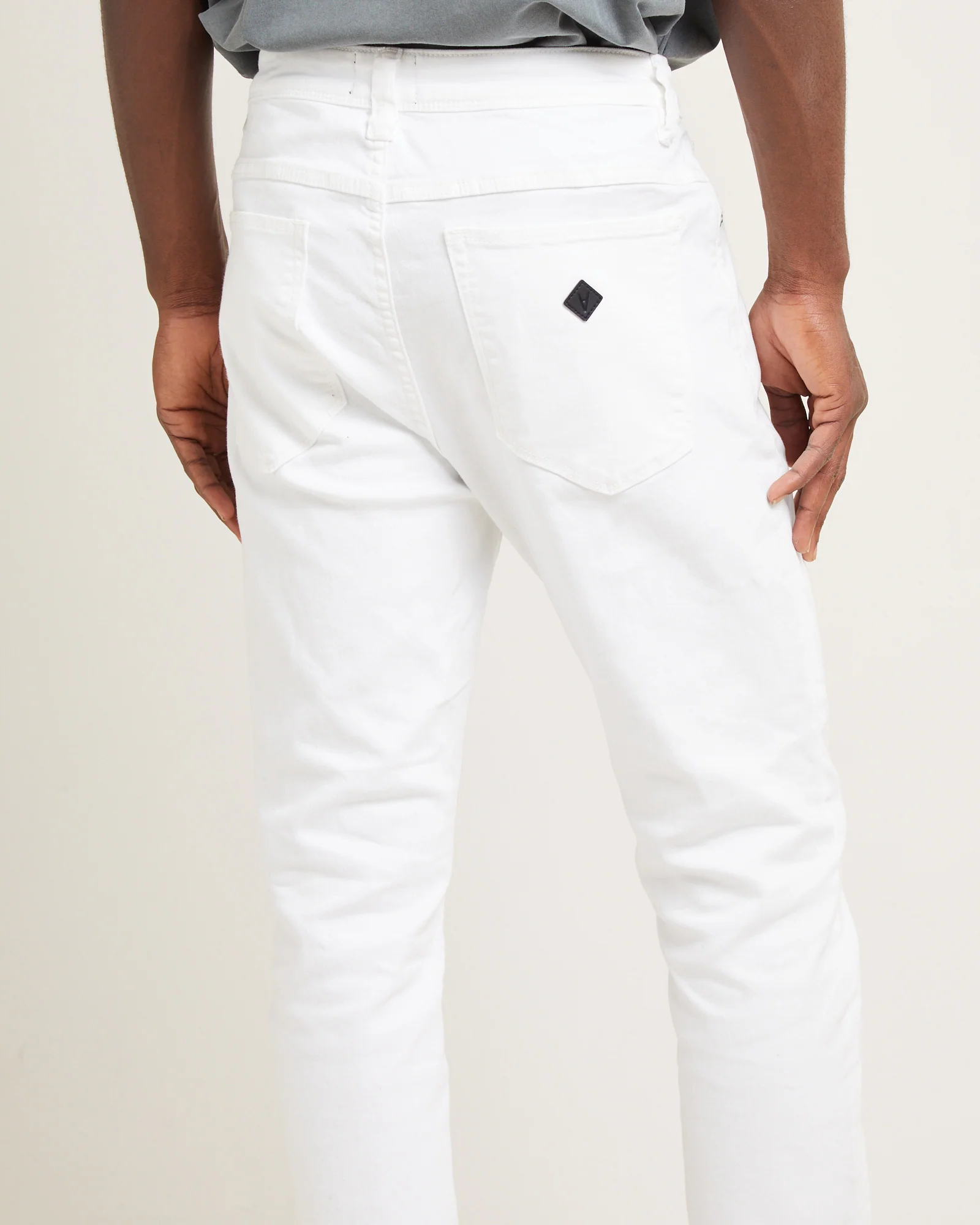 A Dropped Skinny Denim Jeans - Image 6