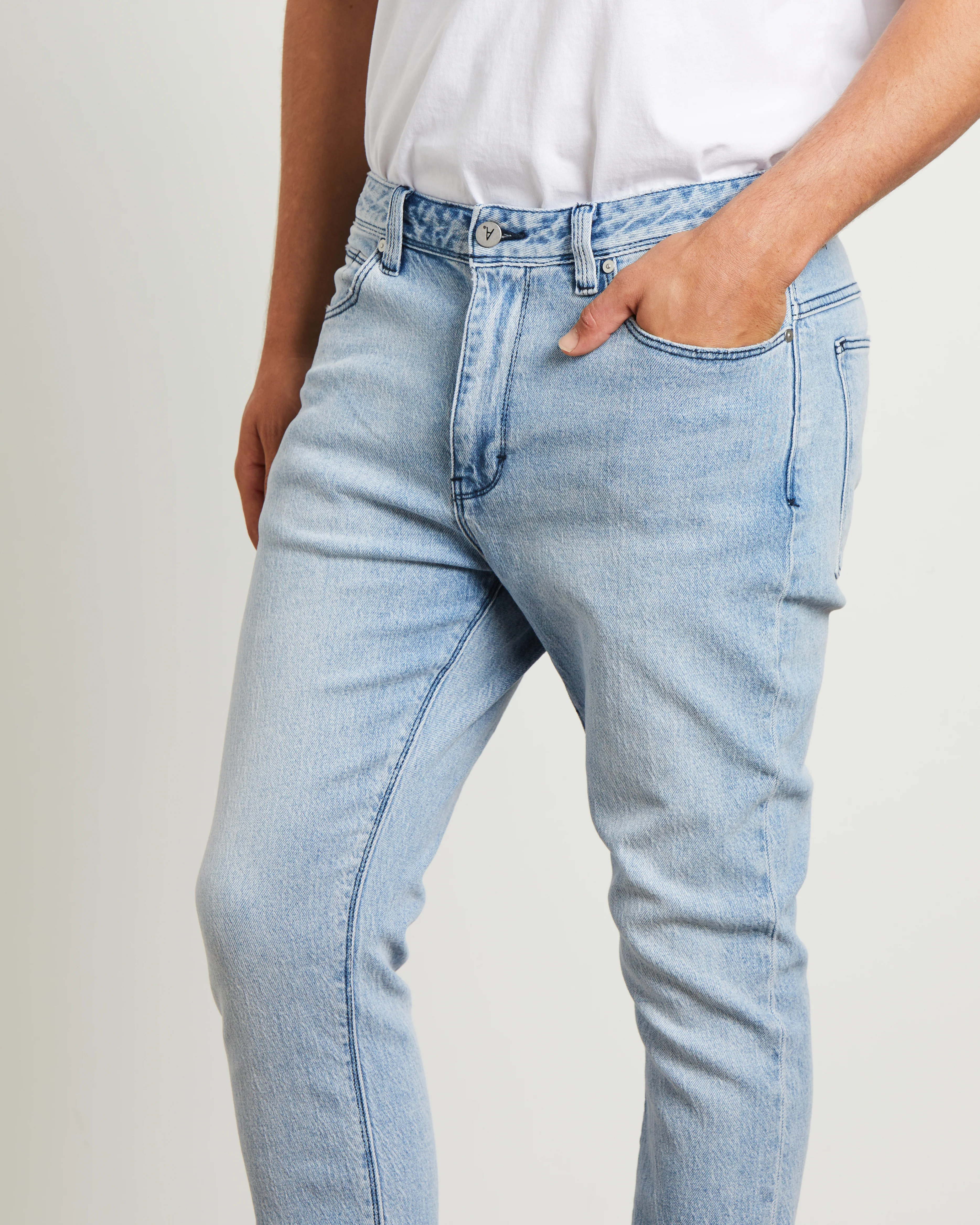 A Dropped Slim Denim Jeans Rossi - Image 6
