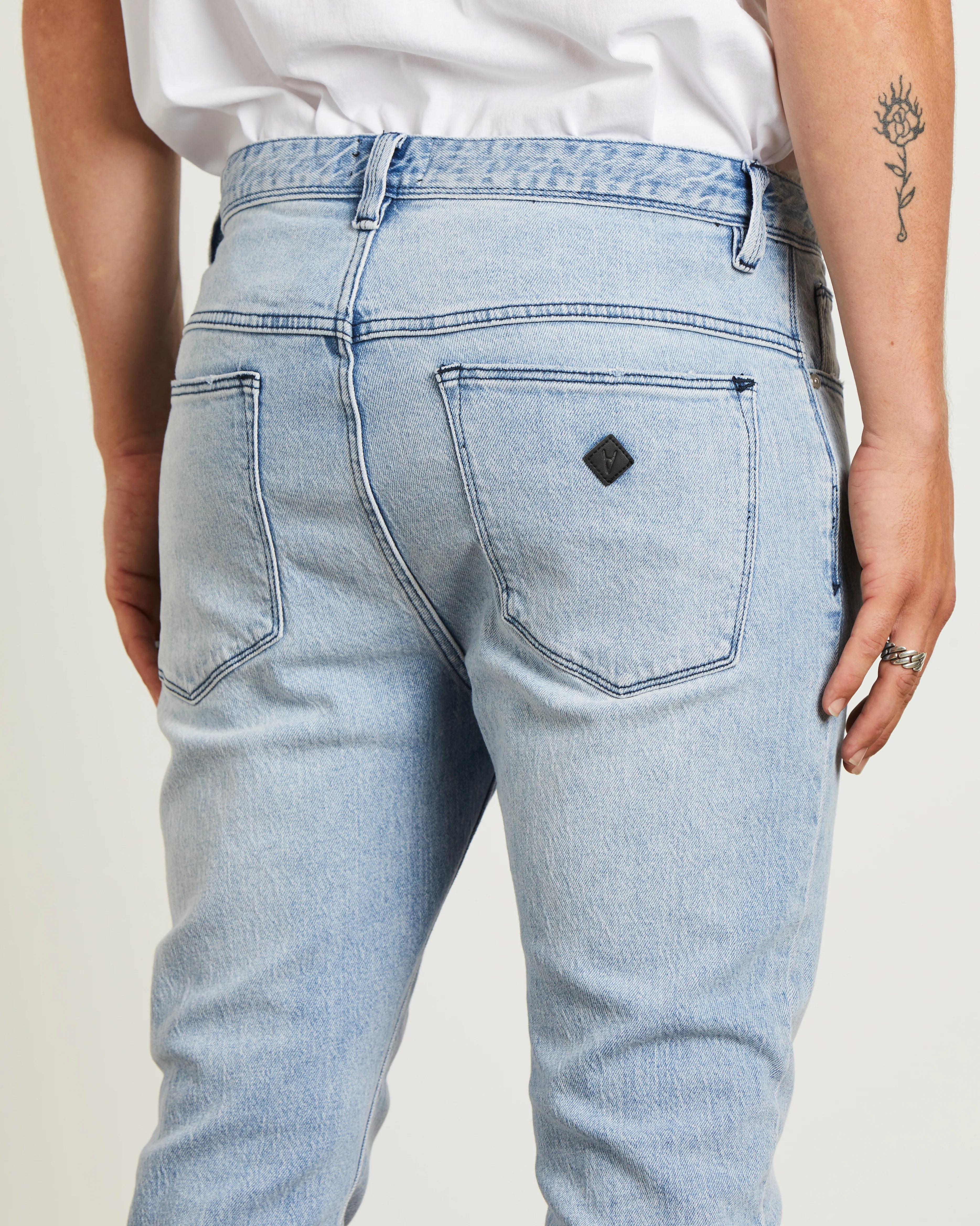 A Dropped Slim Denim Jeans Rossi - Image 7