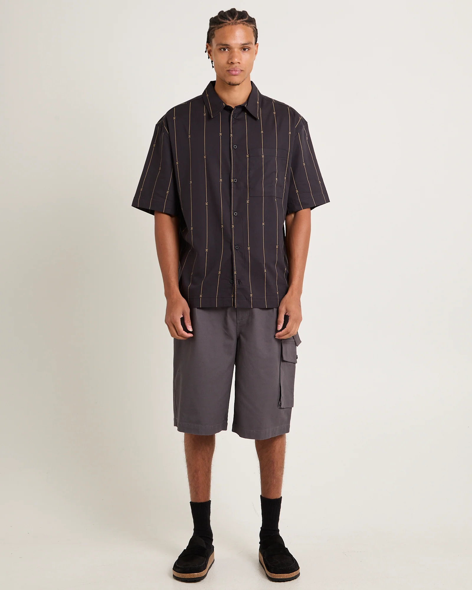 A Stripe Recycled Short Sleeve Shirt - Image 3