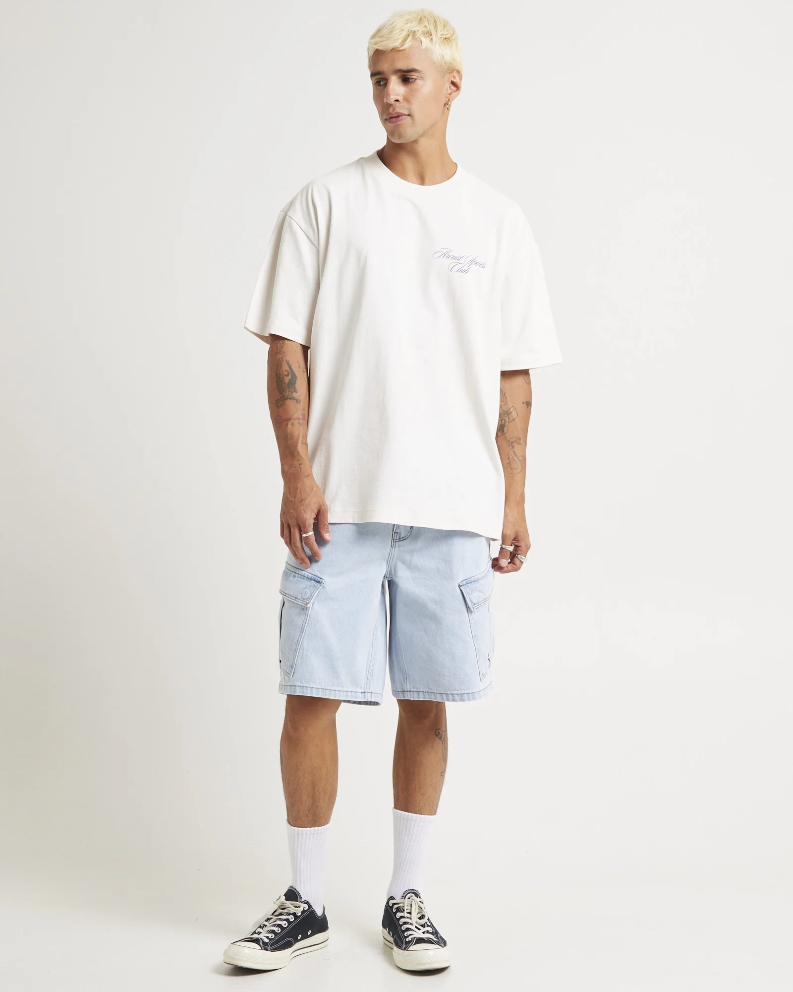 A5 Baggy Denim Cargo Shorts Judd - Image 3
