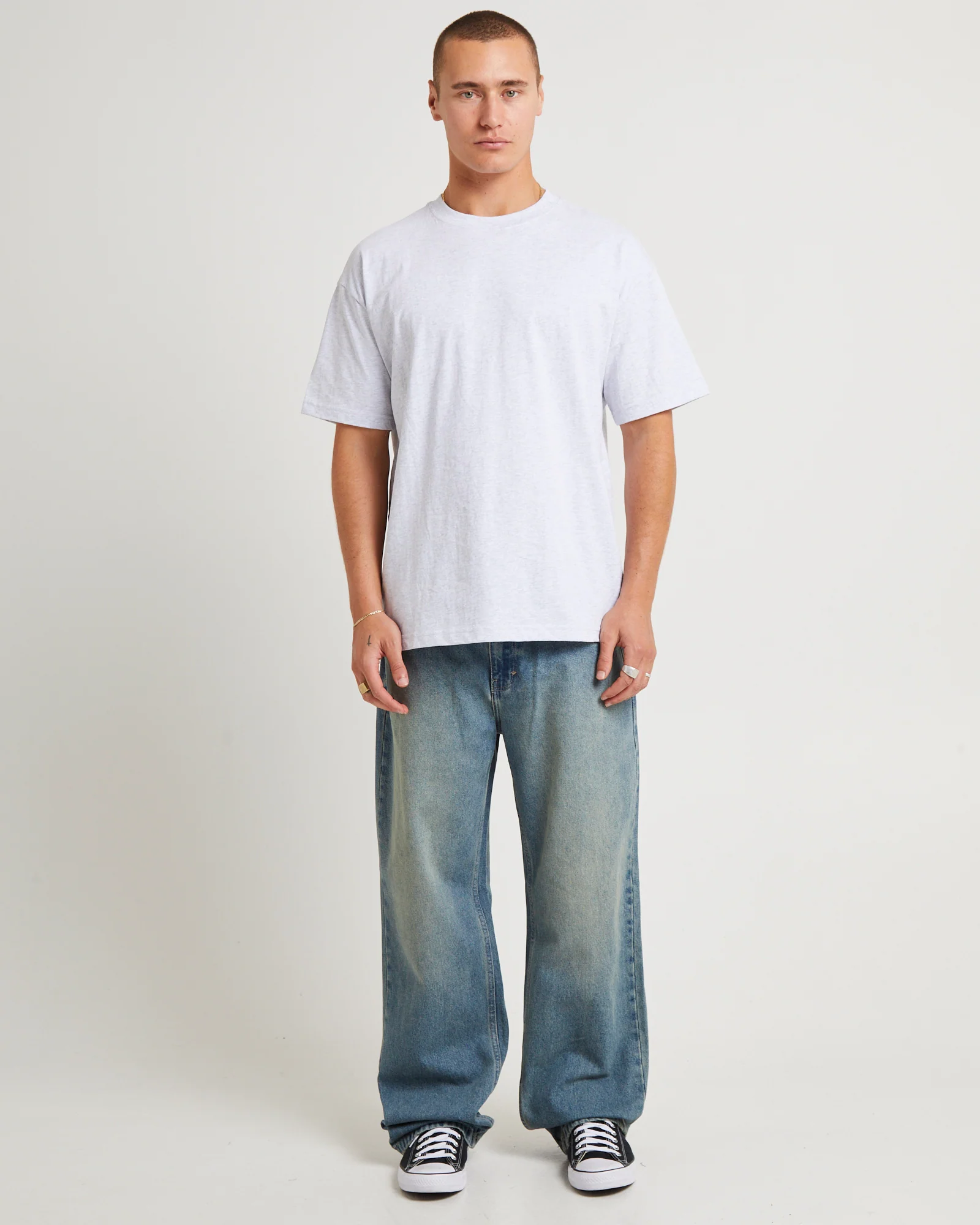 A5 Baggy Denim Jeans Carson Indigo - Image 3