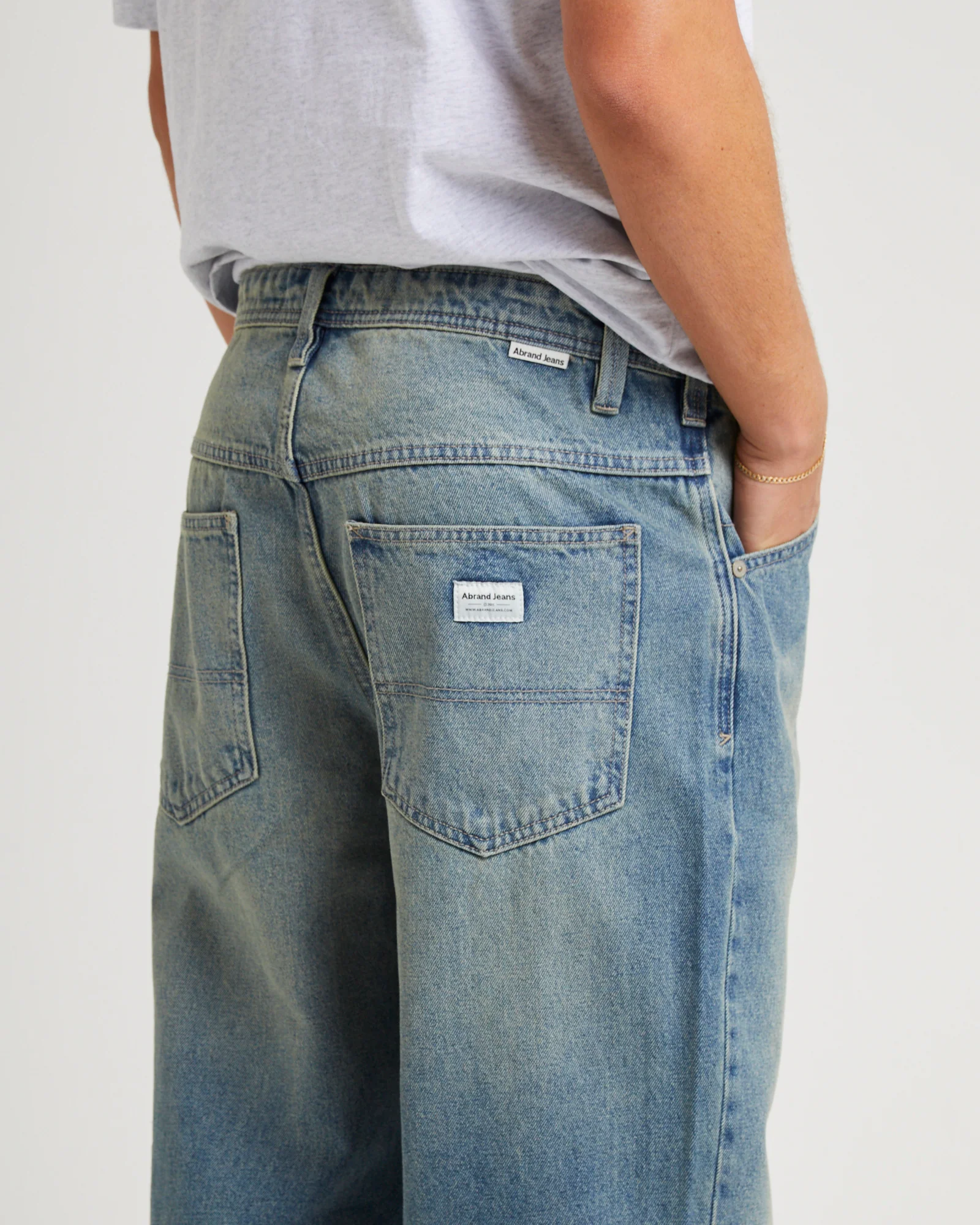 A5 Baggy Denim Jeans Carson Indigo - Image 5
