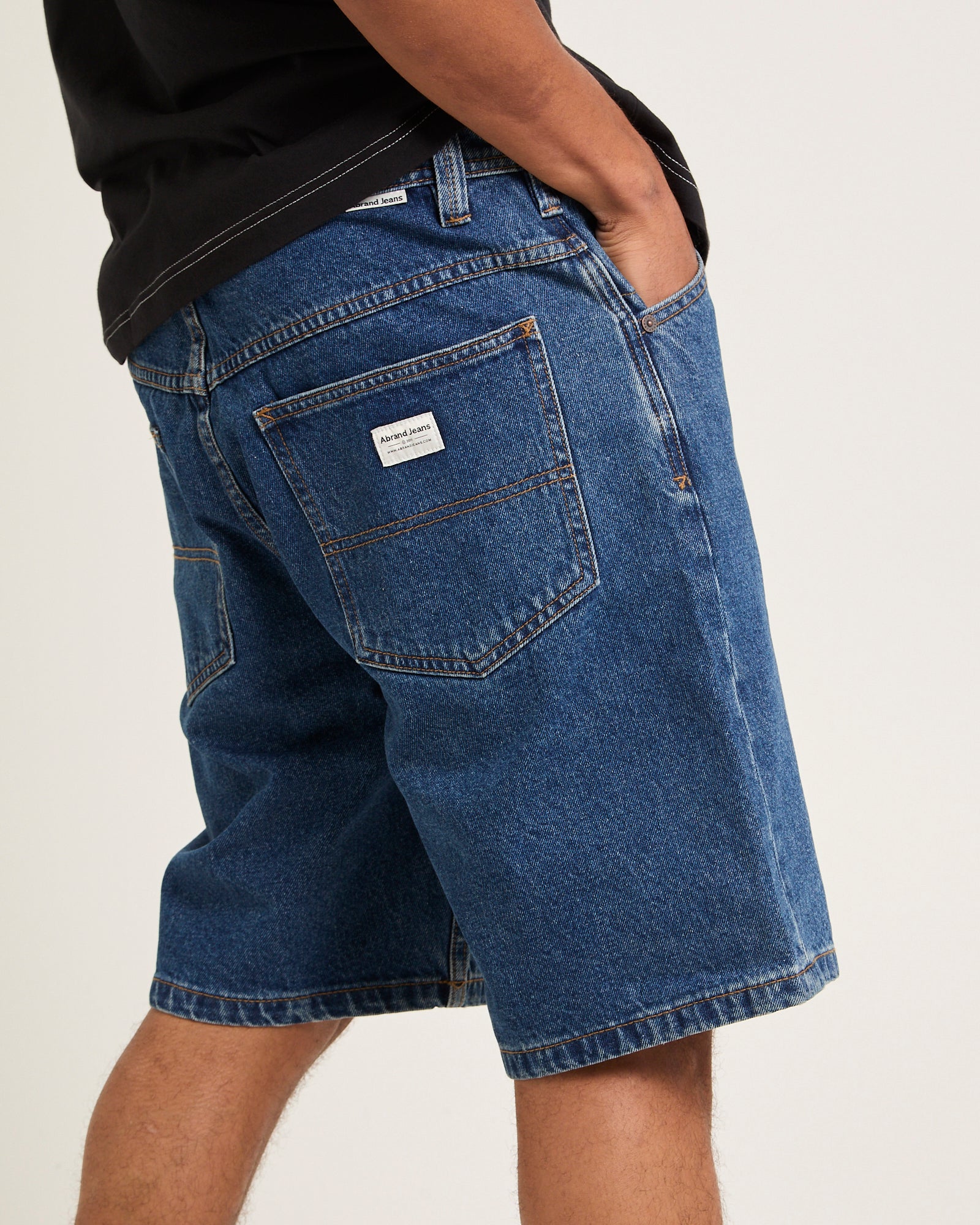 A5 Baggy Denim Shorts Gavin - Image 2