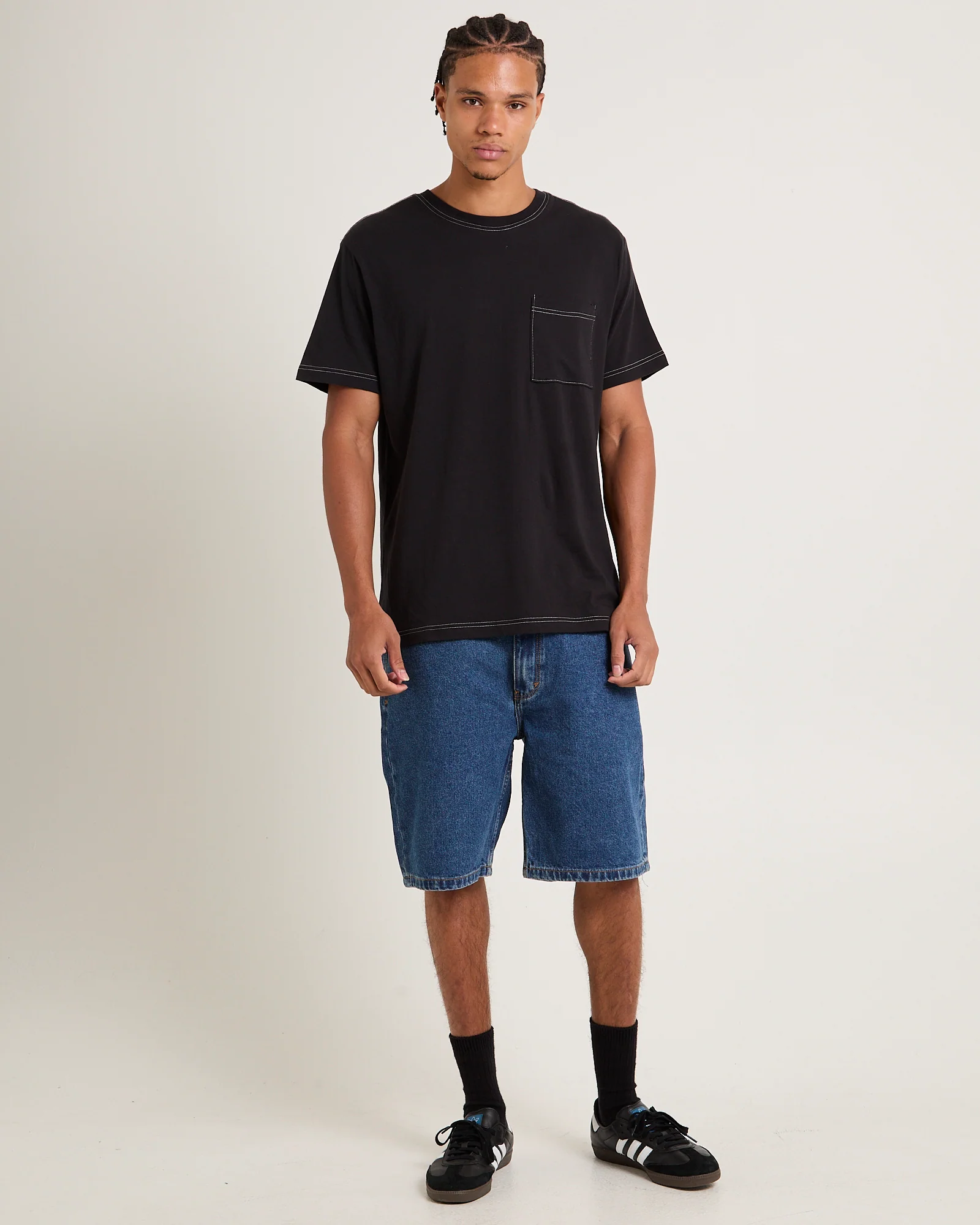 A5 Baggy Denim Shorts Gavin - Image 3