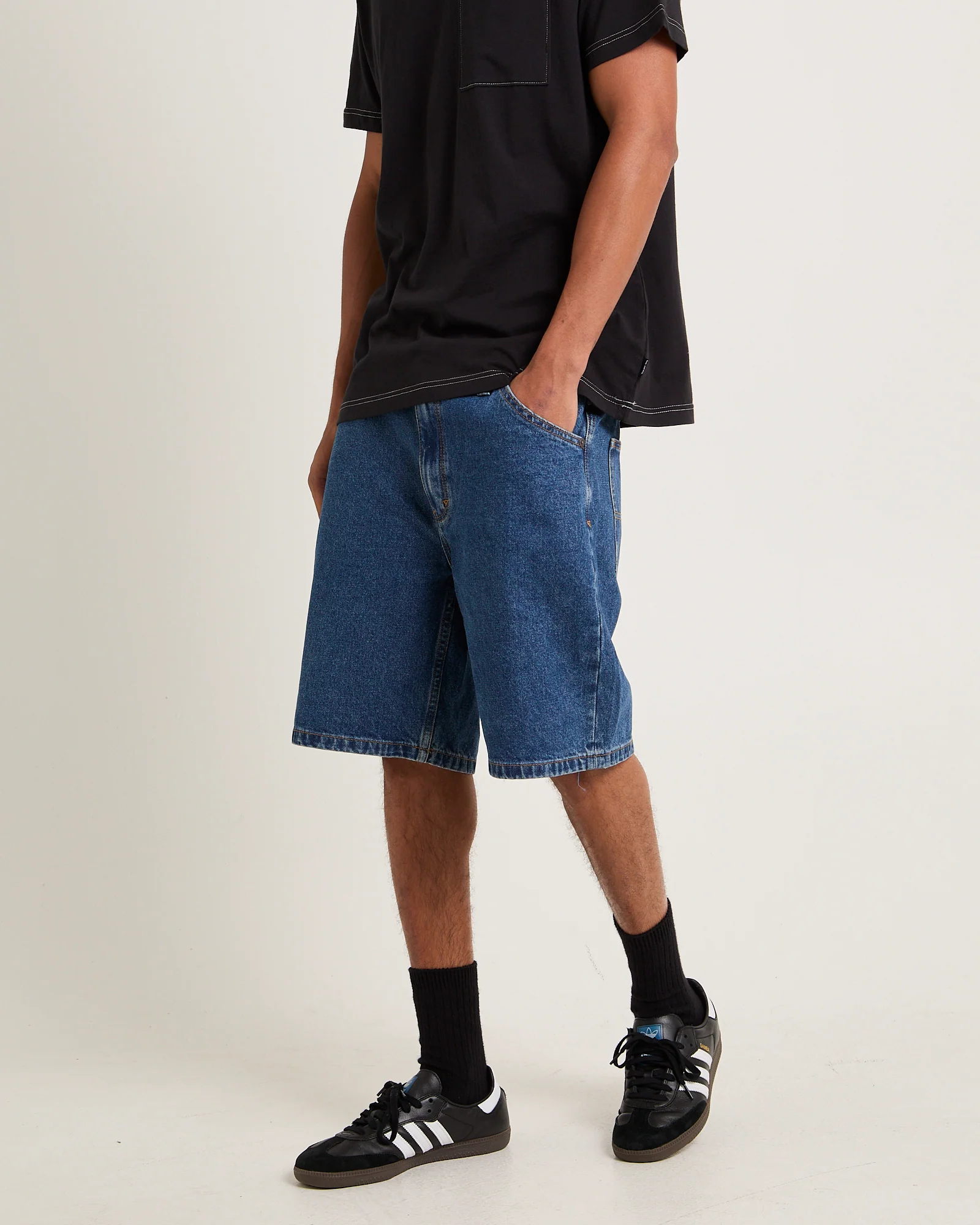 A5 Baggy Denim Shorts Gavin - Image 4