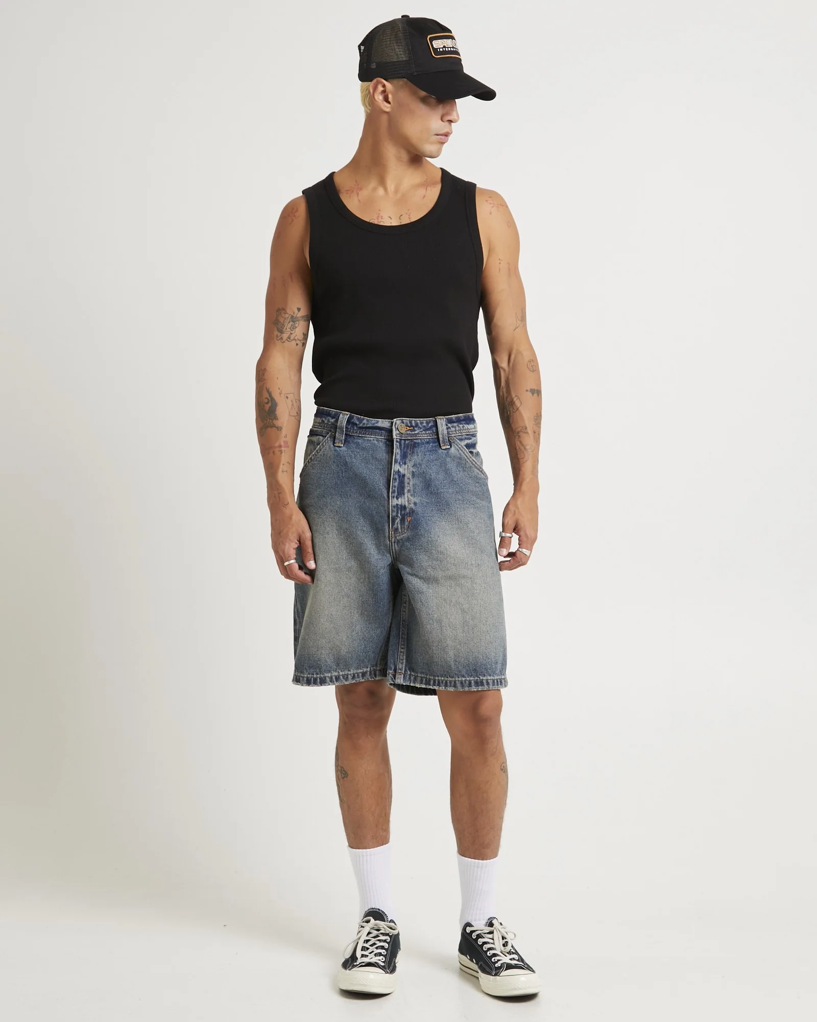A5 Baggy Denim Shorts Justin - Image 3
