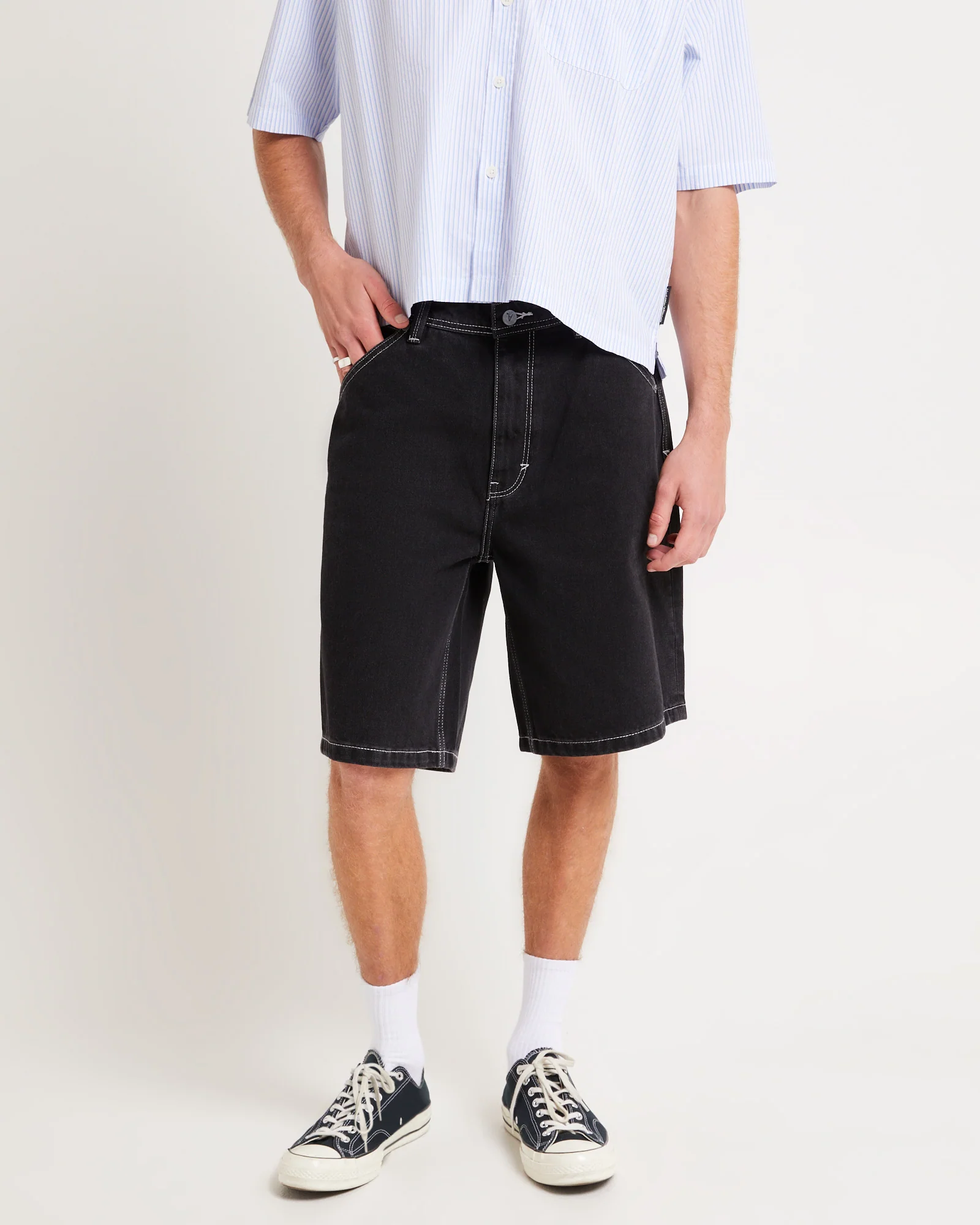 A5 Baggy Denim Shorts Lance - Image 2