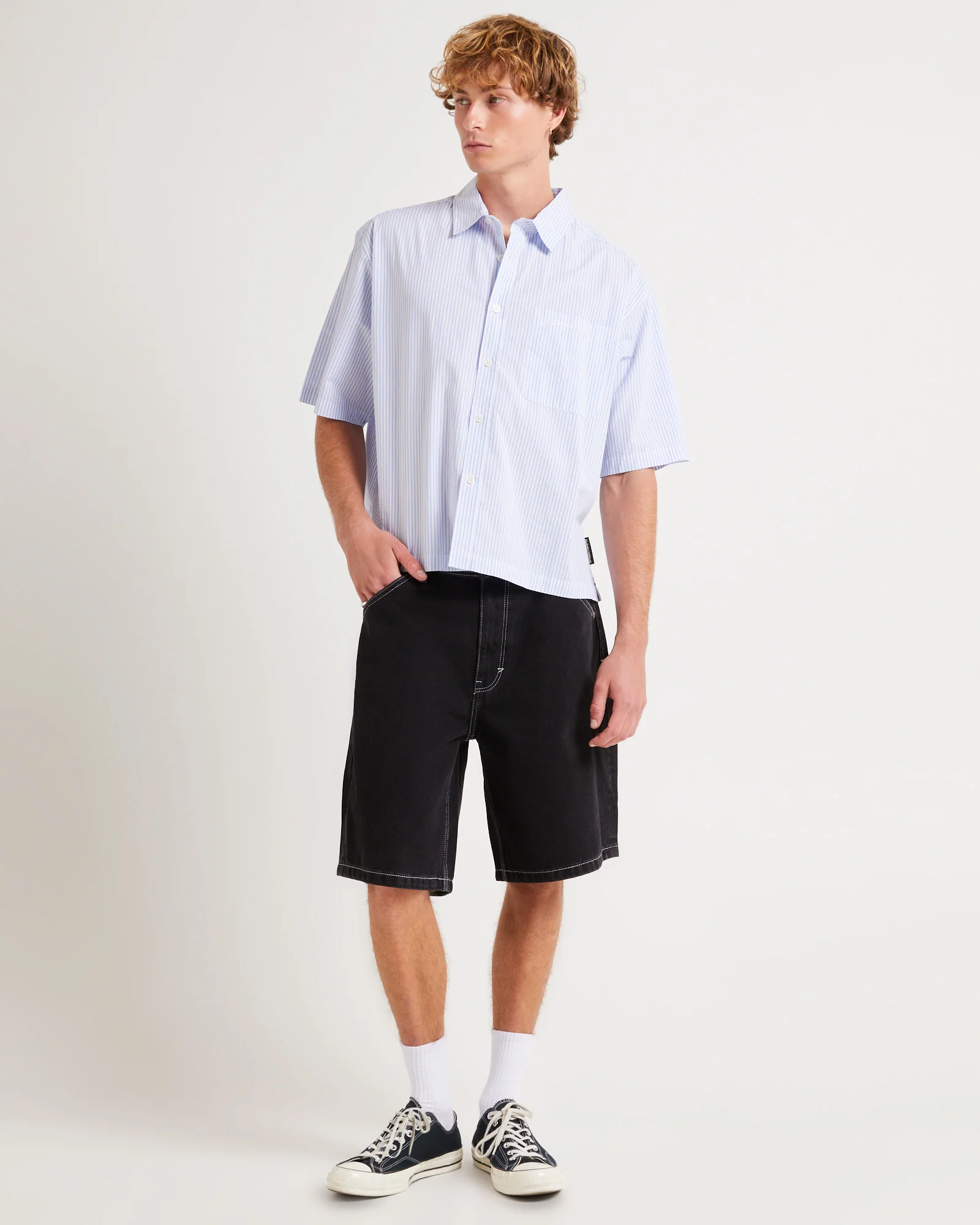 A5 Baggy Denim Shorts Lance - Image 5