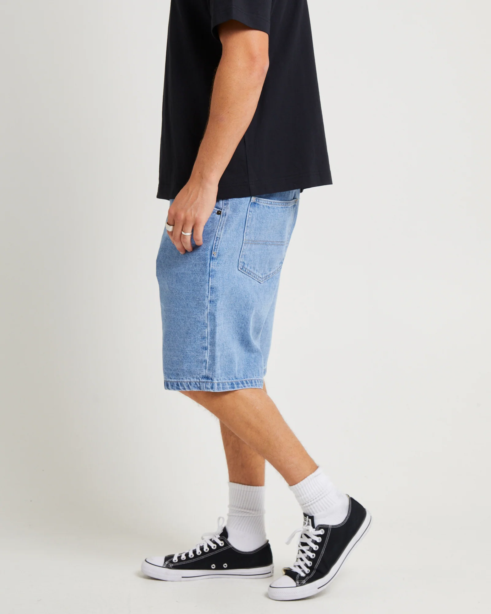 A5 Baggy Denim Shorts Larry - Image 6