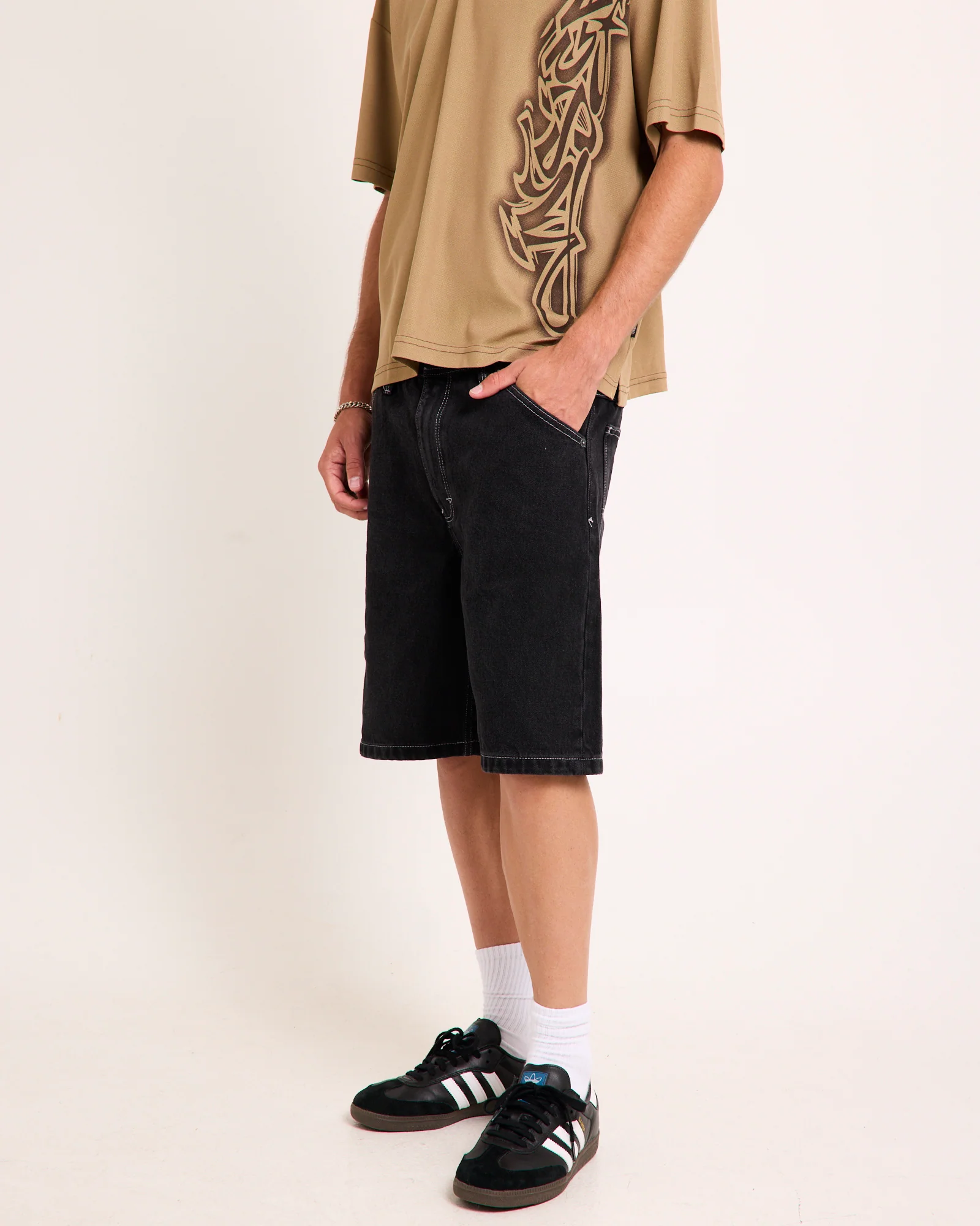 A5 Carpenter Denim Shorts Lachy - Image 3