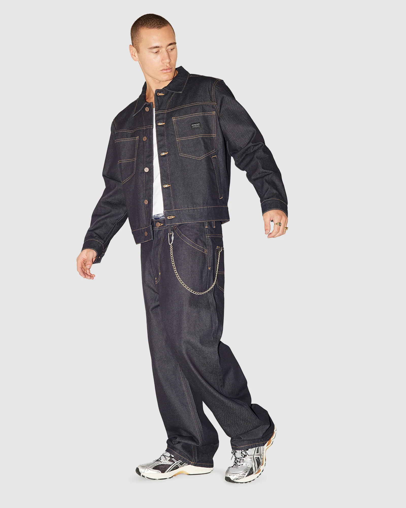 A6 Big Baggy Denim Jeans Scout - Image 3
