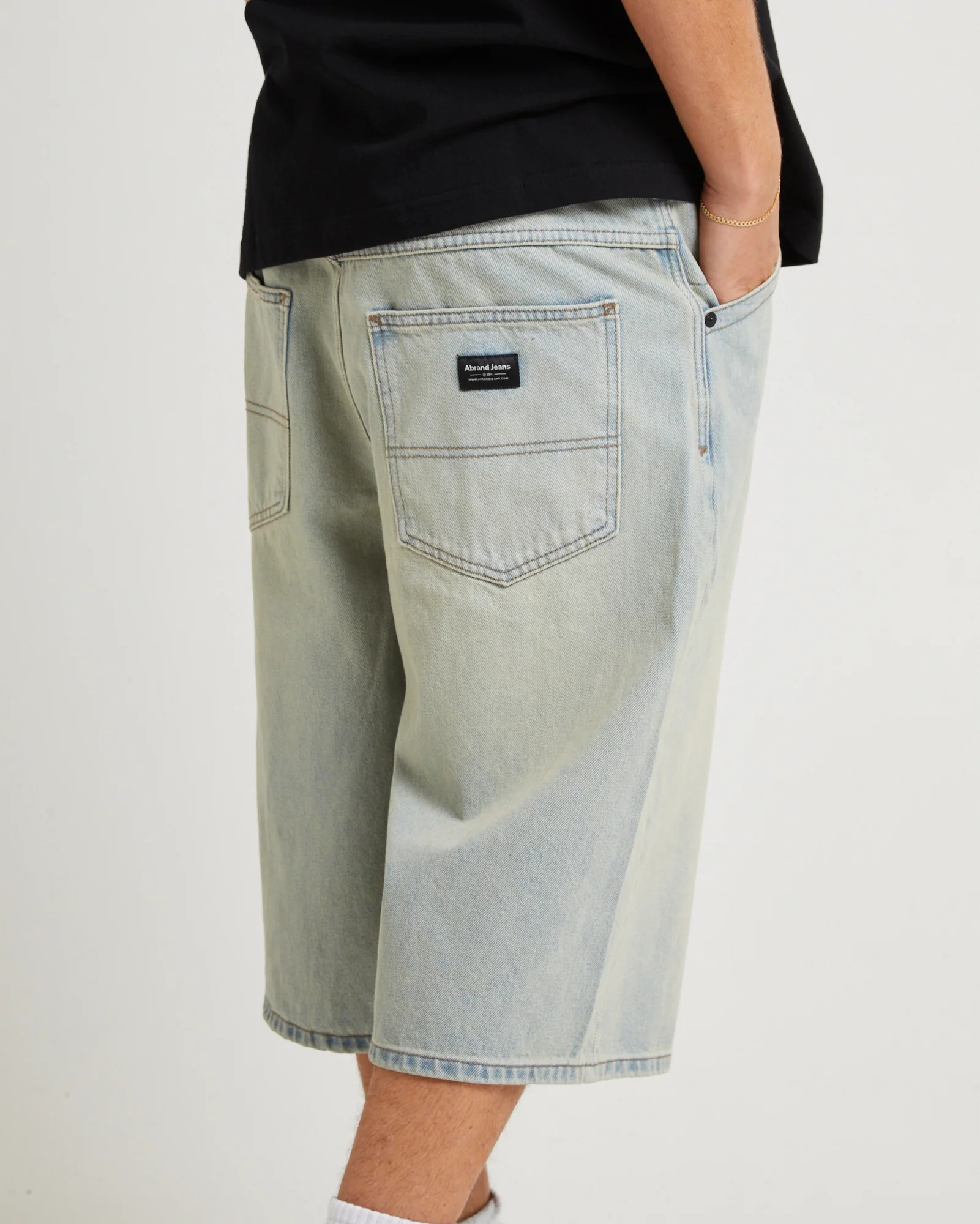 A6 Big Baggy Denim Jorts Milo - Image 5