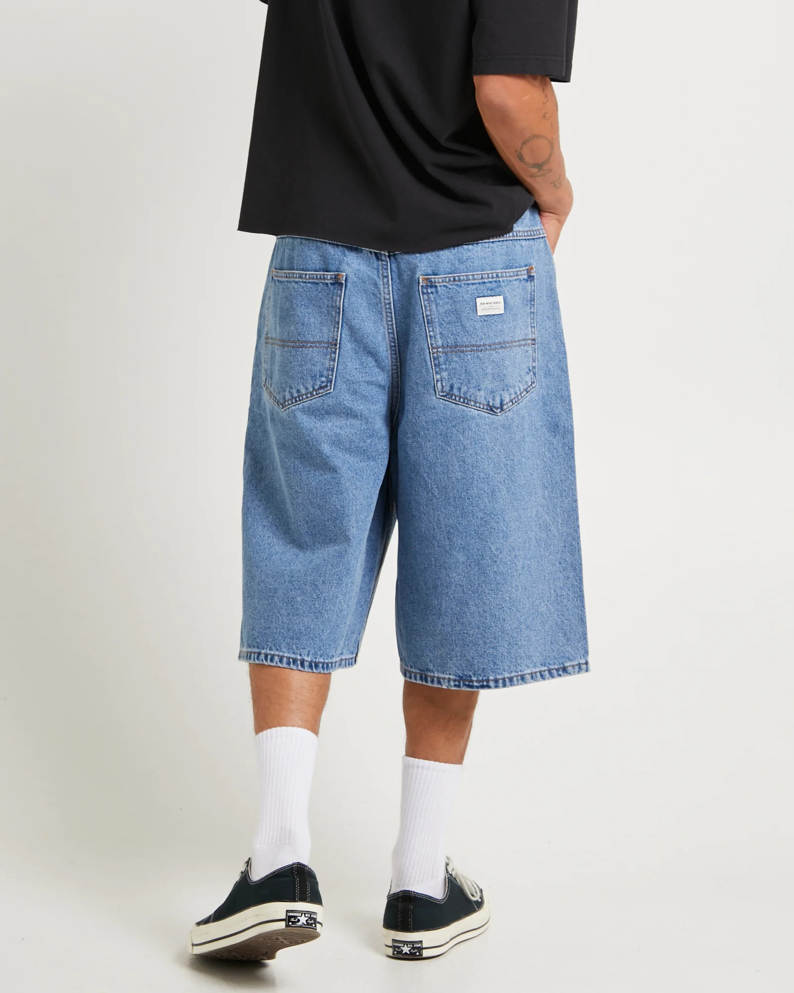 A6 Big Baggy Denim Shorts Davis - Image 3