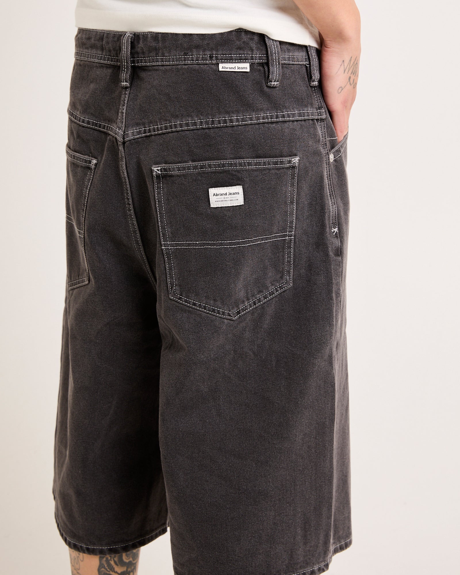 A6 Big Baggy Denim Shorts Paxton - Image 5
